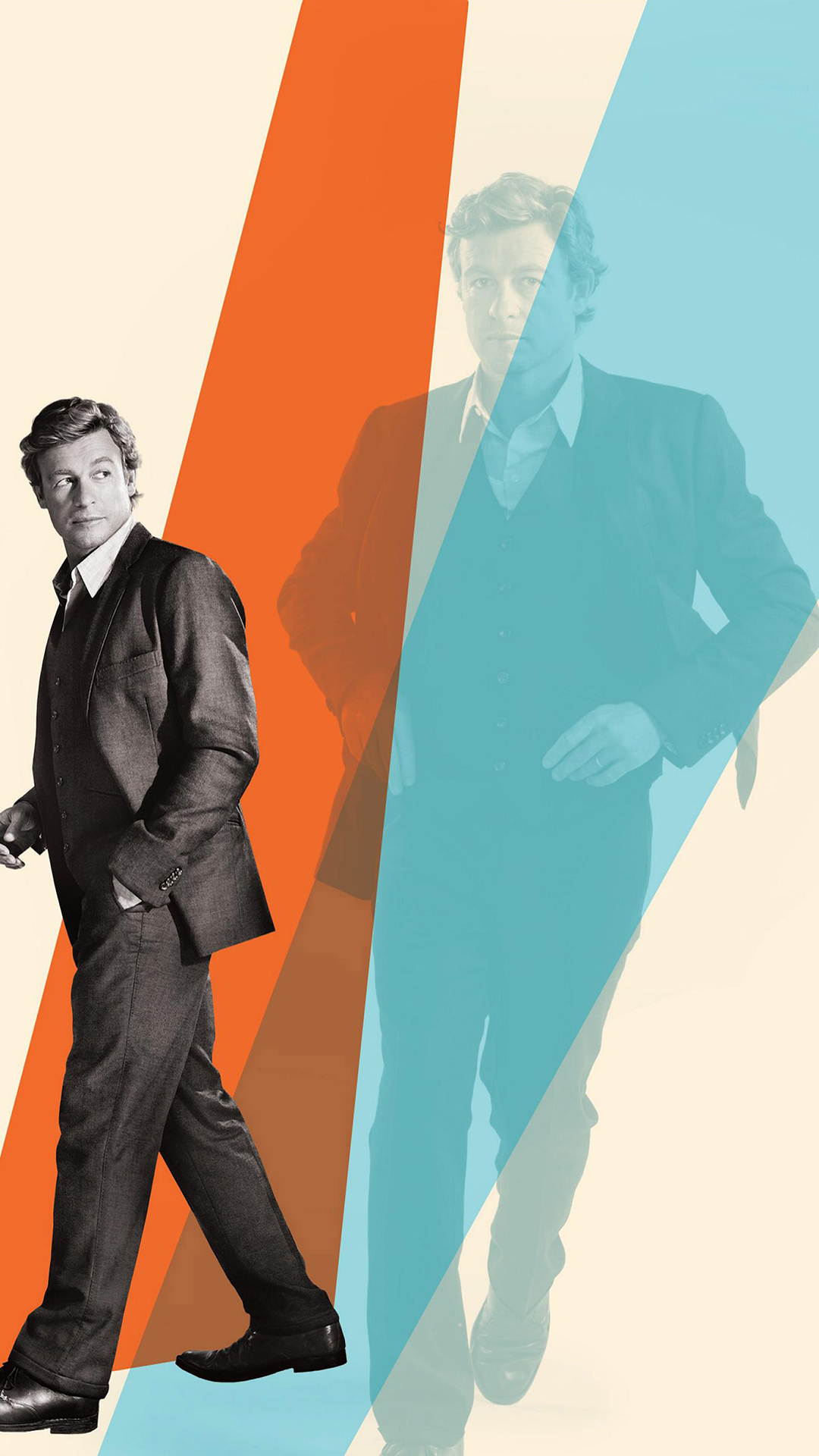 Handy-Wallpaper Fernsehserien, The Mentalist, Patrick Jane, Simon Bäcker kostenlos herunterladen.