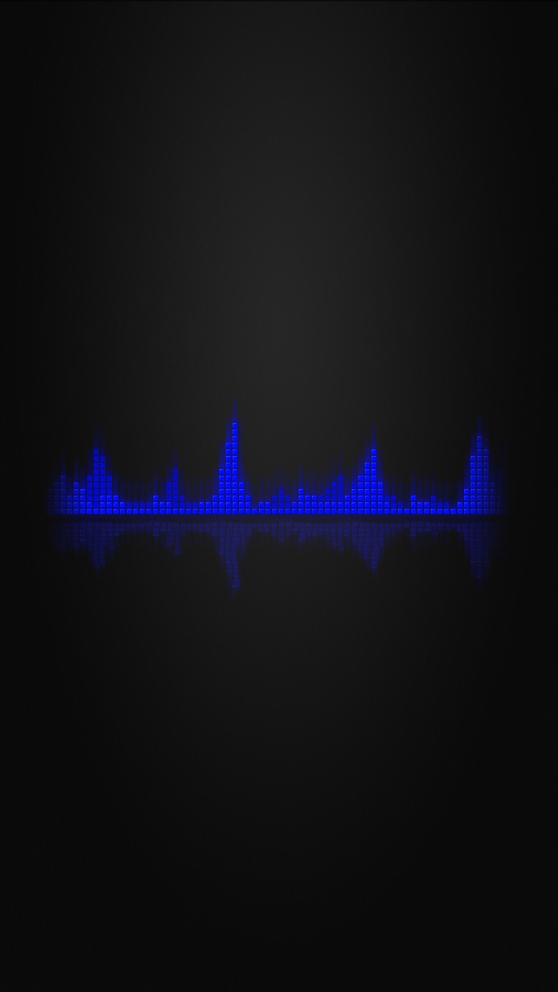 blue, abstract, black, equalizer, music