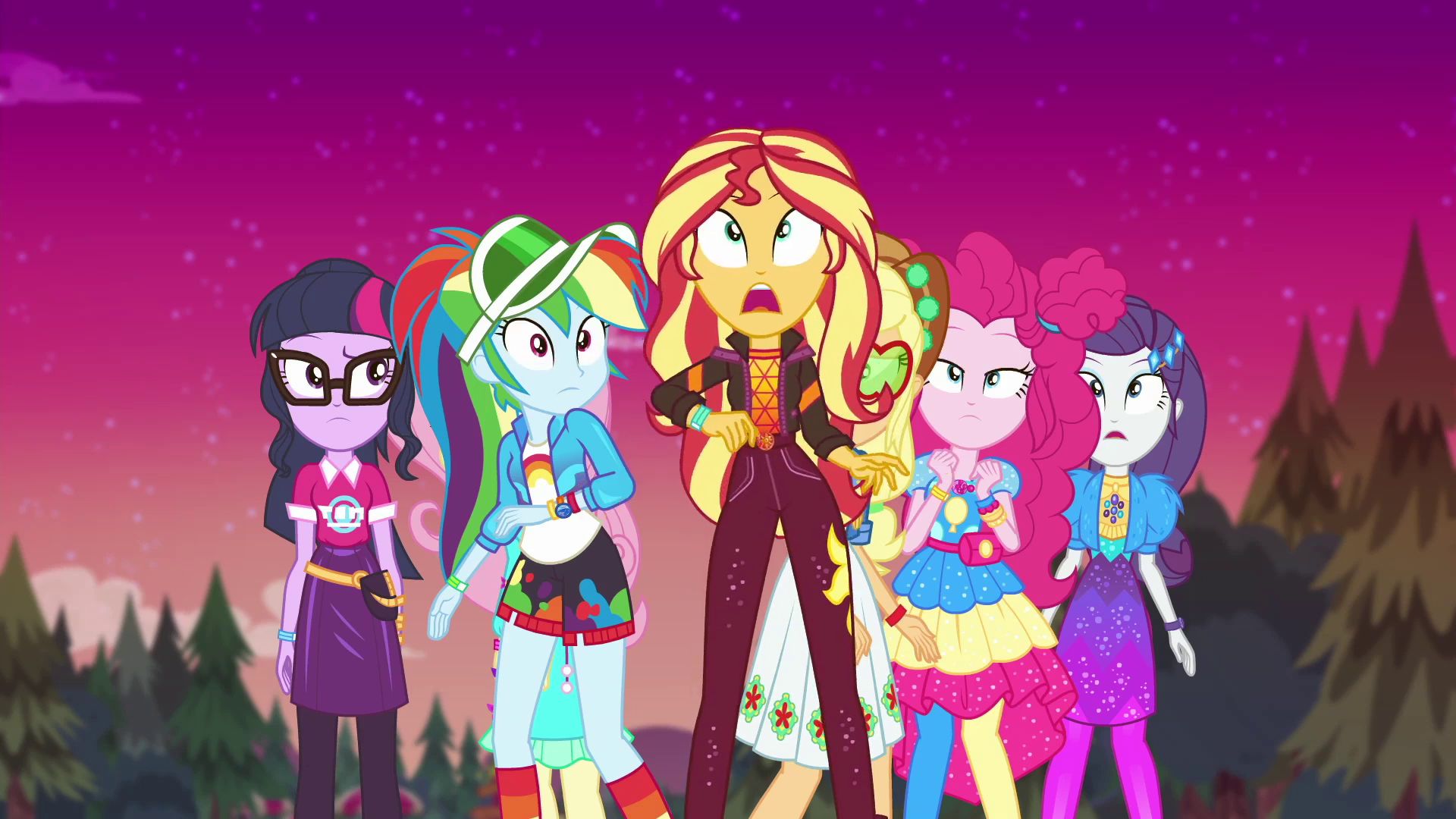 Baixar papéis de parede de desktop My Little Pony: Equestria Girls Passe Para Os Bastidores Da Sunset HD