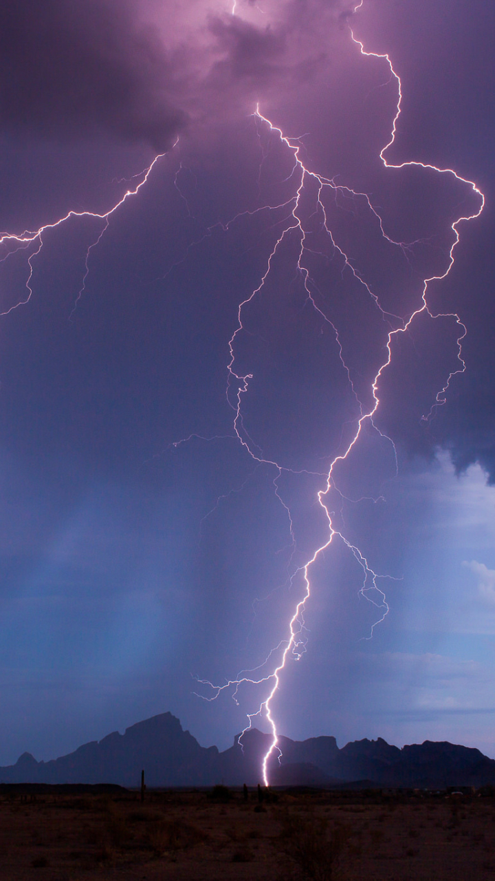 Handy-Wallpaper Natur, Blitz, Wolke, Fotografie, Nacht kostenlos herunterladen.