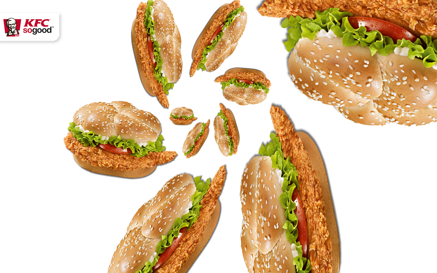 Download mobile wallpaper Food, Sandwich, Kfc for free.