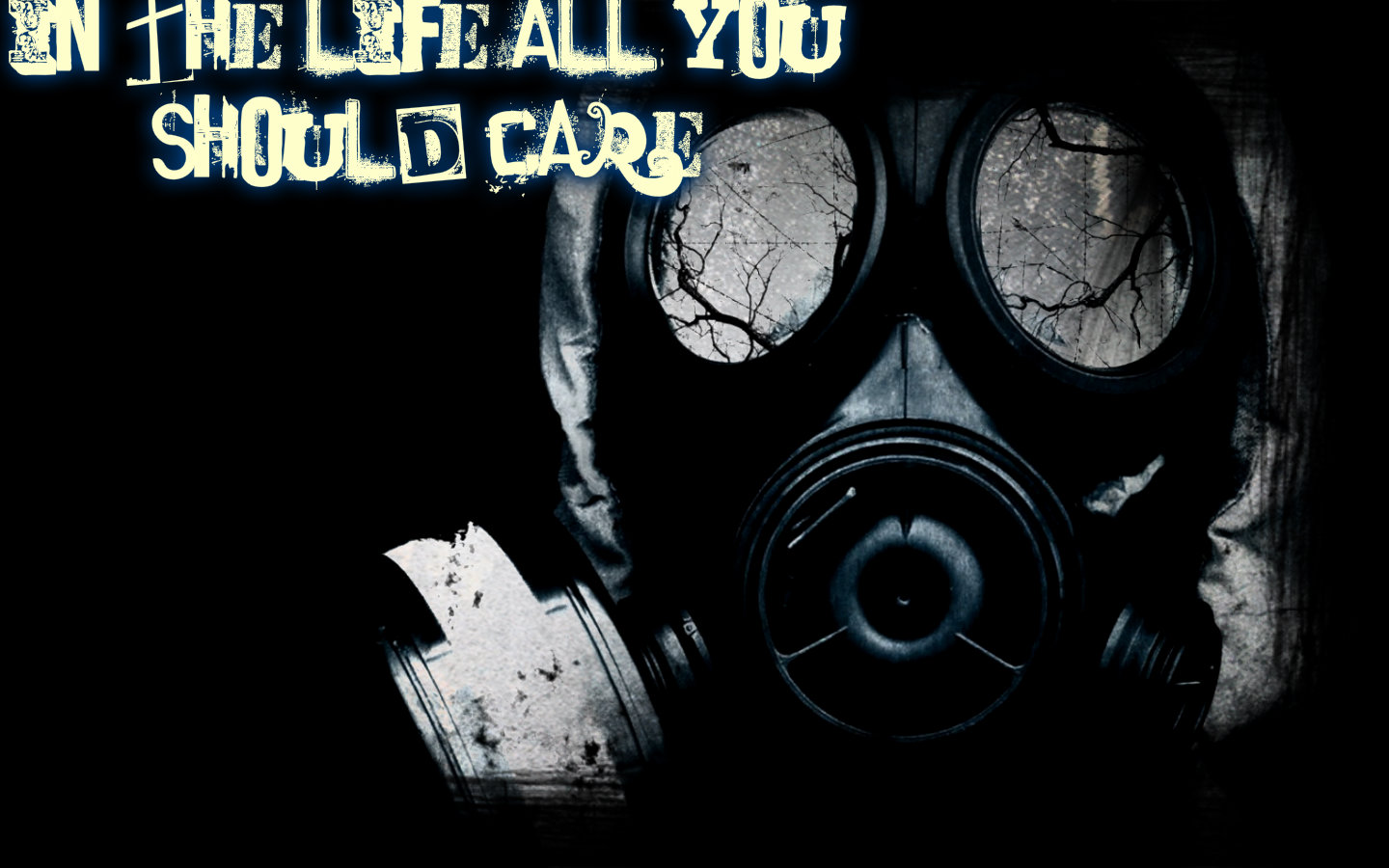 Free download wallpaper Dark, Gas Mask on your PC desktop