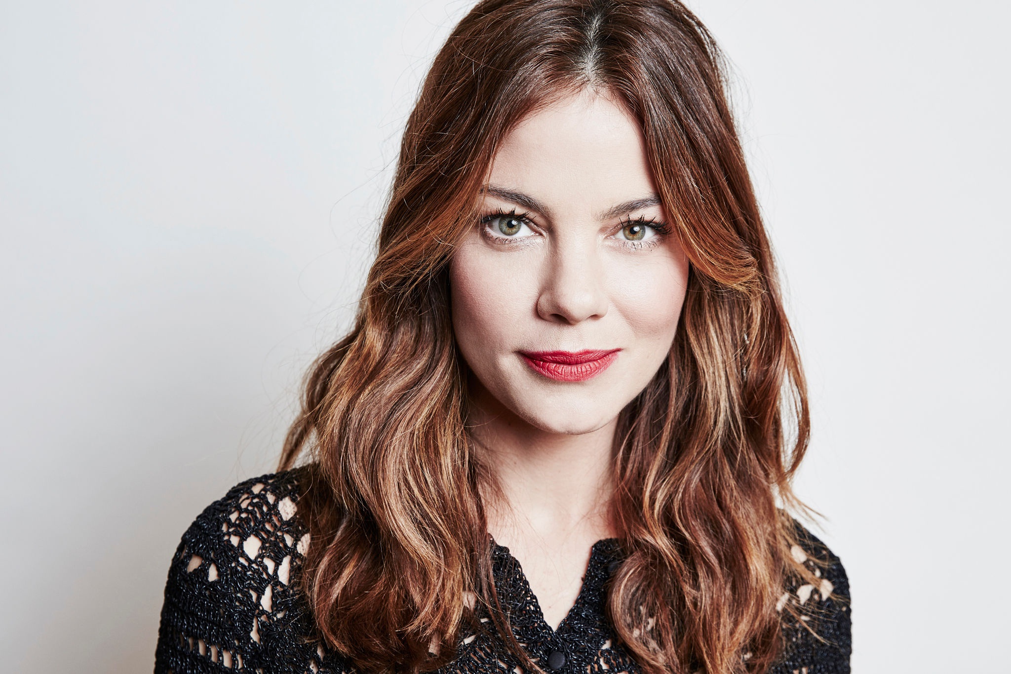celebrity, michelle monaghan, actress, american, brunette, face, lipstick