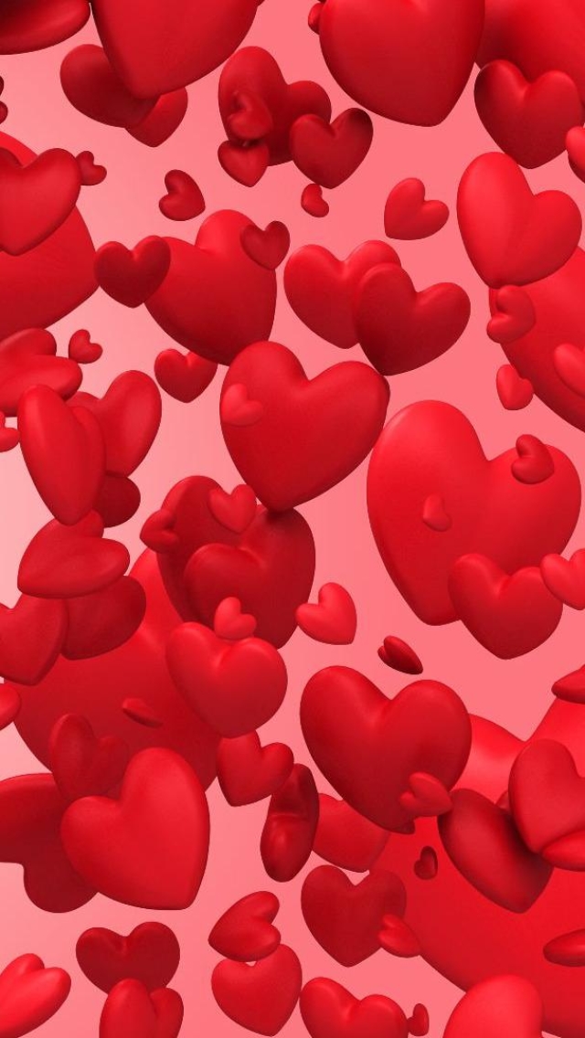 無料モバイル壁紙バレンタイン・デー, 心臓, ホリデー, あめをダウンロードします。