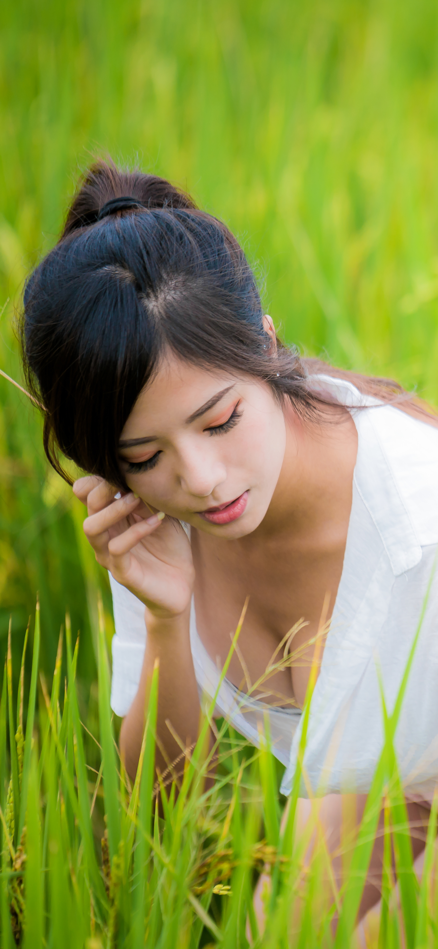 Download mobile wallpaper Women, Asian for free.