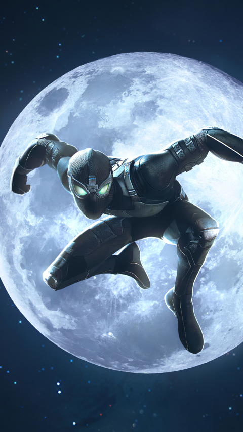 Download mobile wallpaper Spider Man, Night, Full Moon, Video Game, Marvel Contest Of Champions for free.