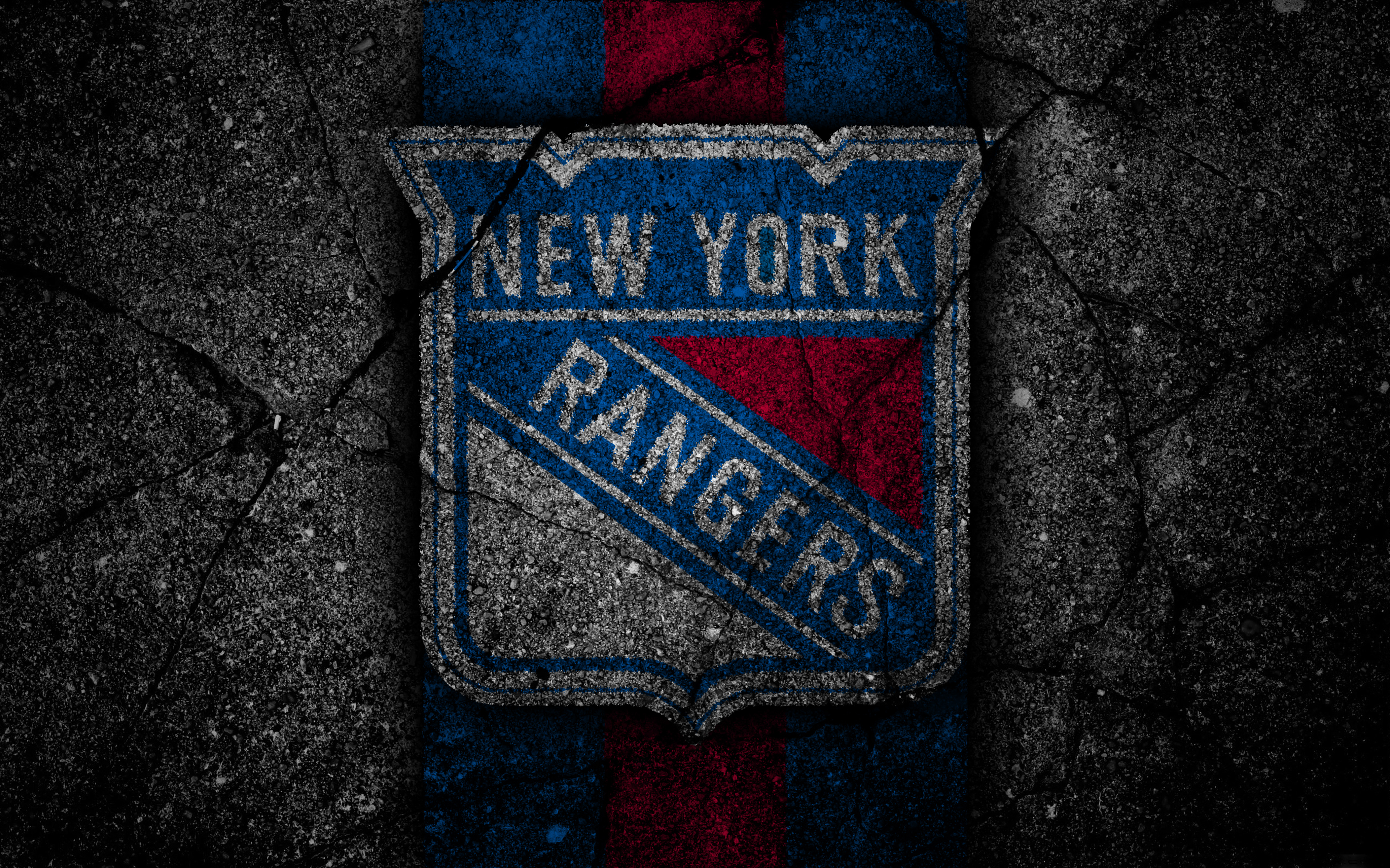 453396 Hintergrundbild herunterladen sport, new york rangers, emblem, logo, nhl, eishockey - Bildschirmschoner und Bilder kostenlos
