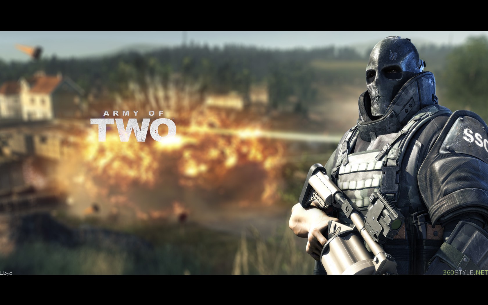 Download mobile wallpaper Army Of Two, Video Game for free.