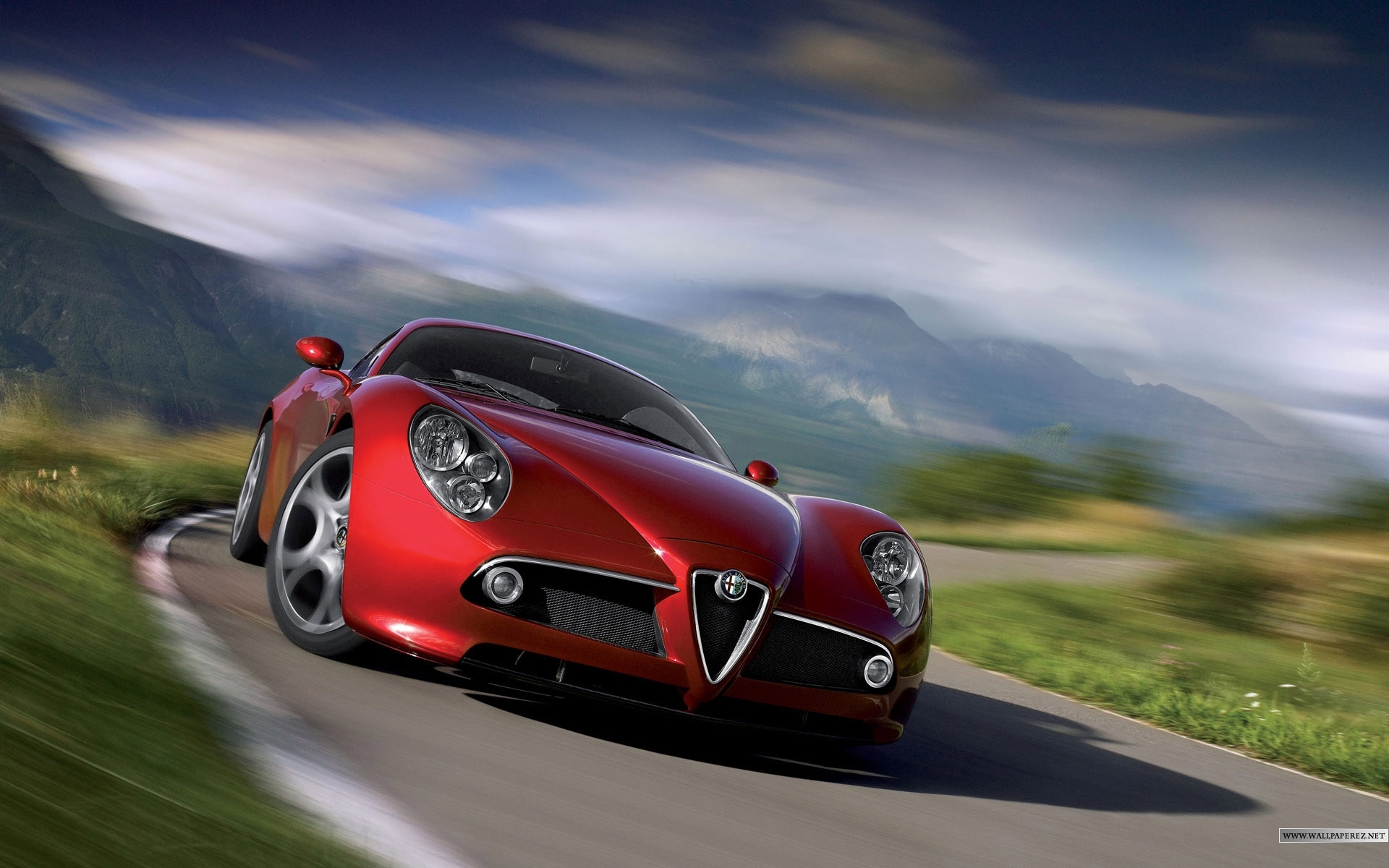 Скачать обои бесплатно Альфа Ромео (Alfa Romeo), Транспорт, Машины картинка на рабочий стол ПК