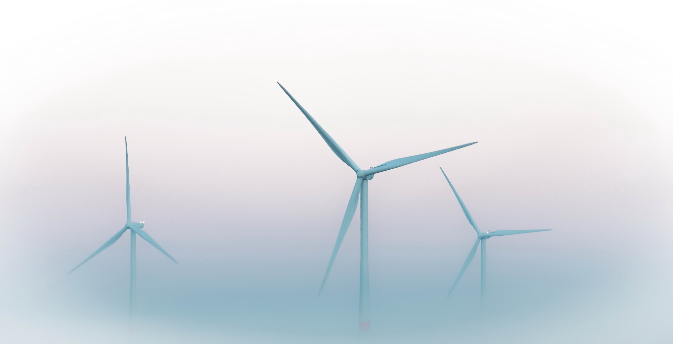 Download mobile wallpaper Fog, Wind Turbine, Man Made for free.