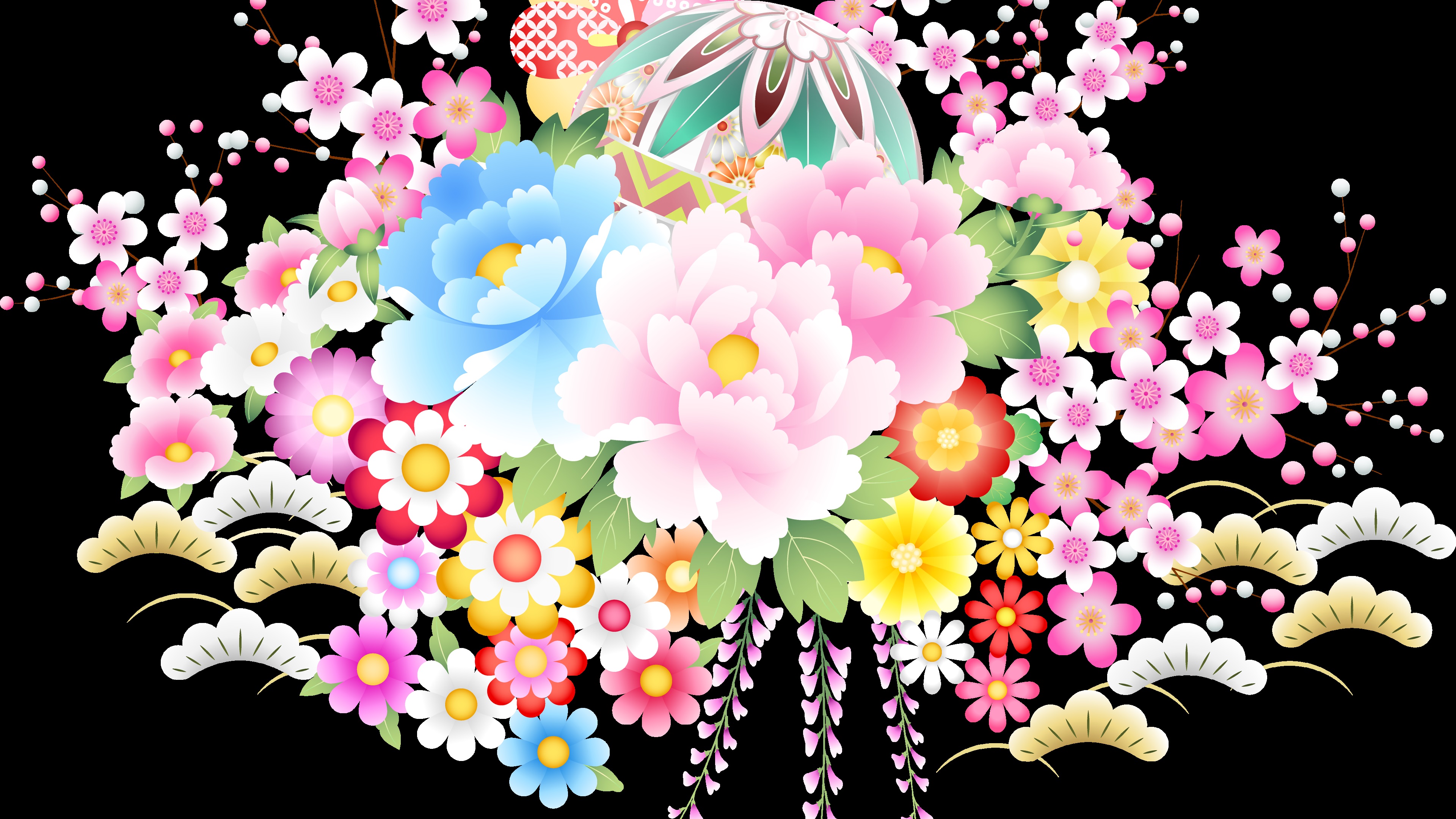 Free download wallpaper Flowers, Flower, Colors, Colorful, Spring, Artistic on your PC desktop