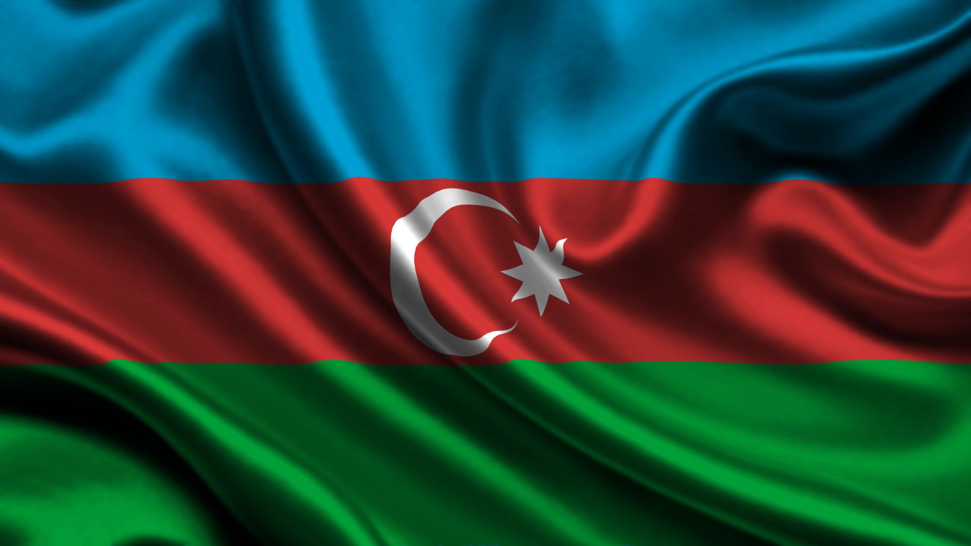 Завантажити шпалери Прапор Азербайджану на телефон безкоштовно