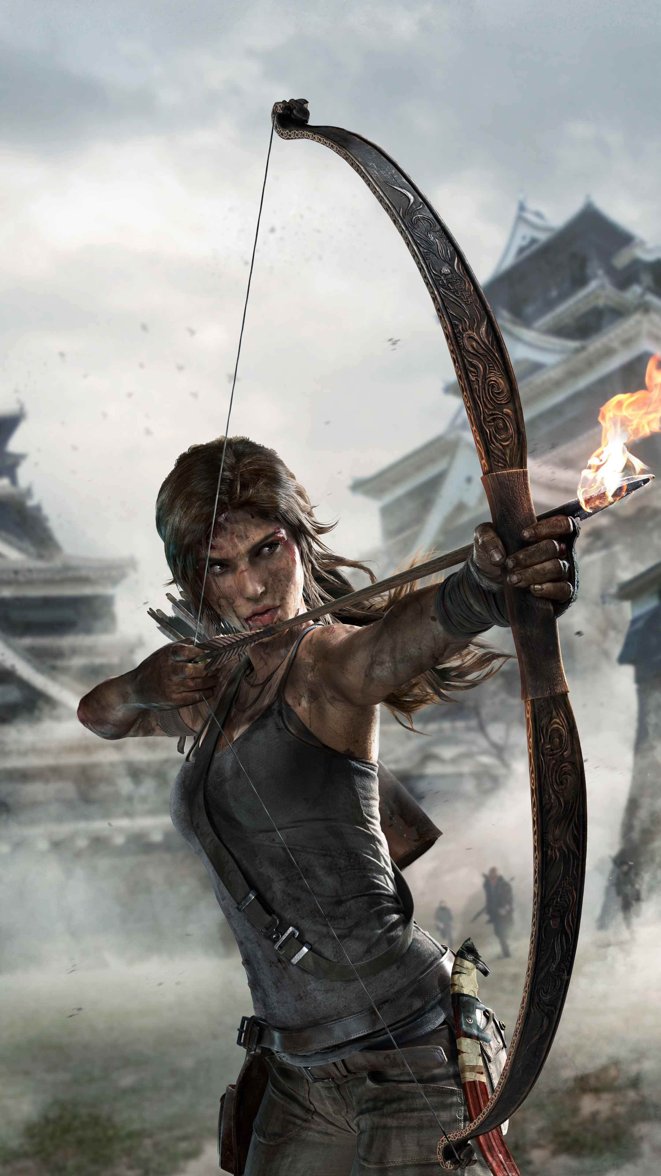 Laden Sie das Tomb Raider, Computerspiele, Verneigung, Frau Krieger, Lara Croft-Bild kostenlos auf Ihren PC-Desktop herunter