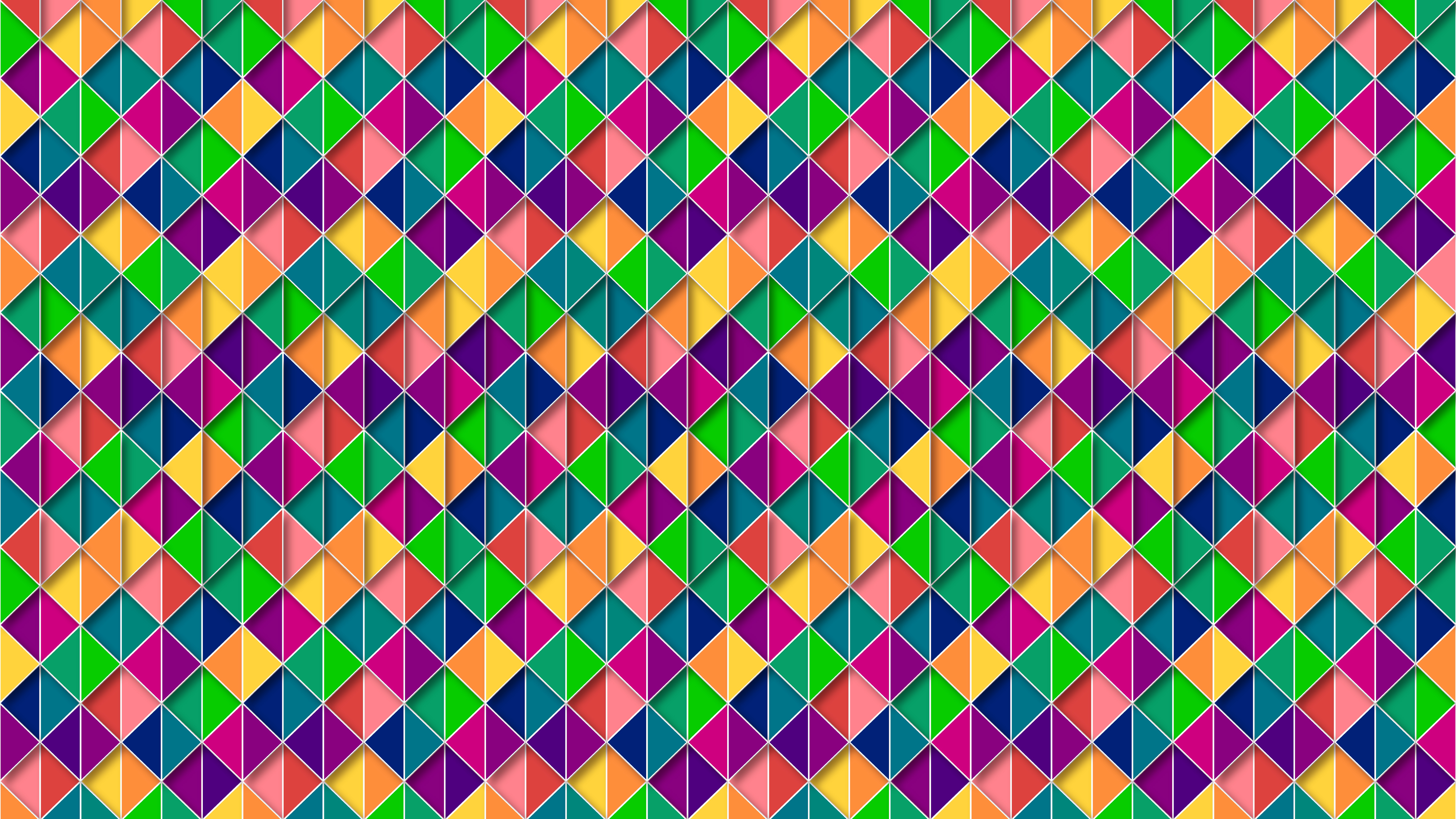Download mobile wallpaper Abstract, Pattern, Colors, Colorful, Triangle, Geometry for free.