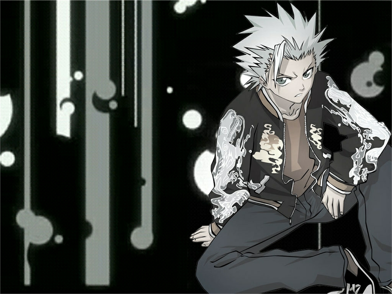 Handy-Wallpaper Bleach, Animes, Tōshirō Hitsugaya kostenlos herunterladen.