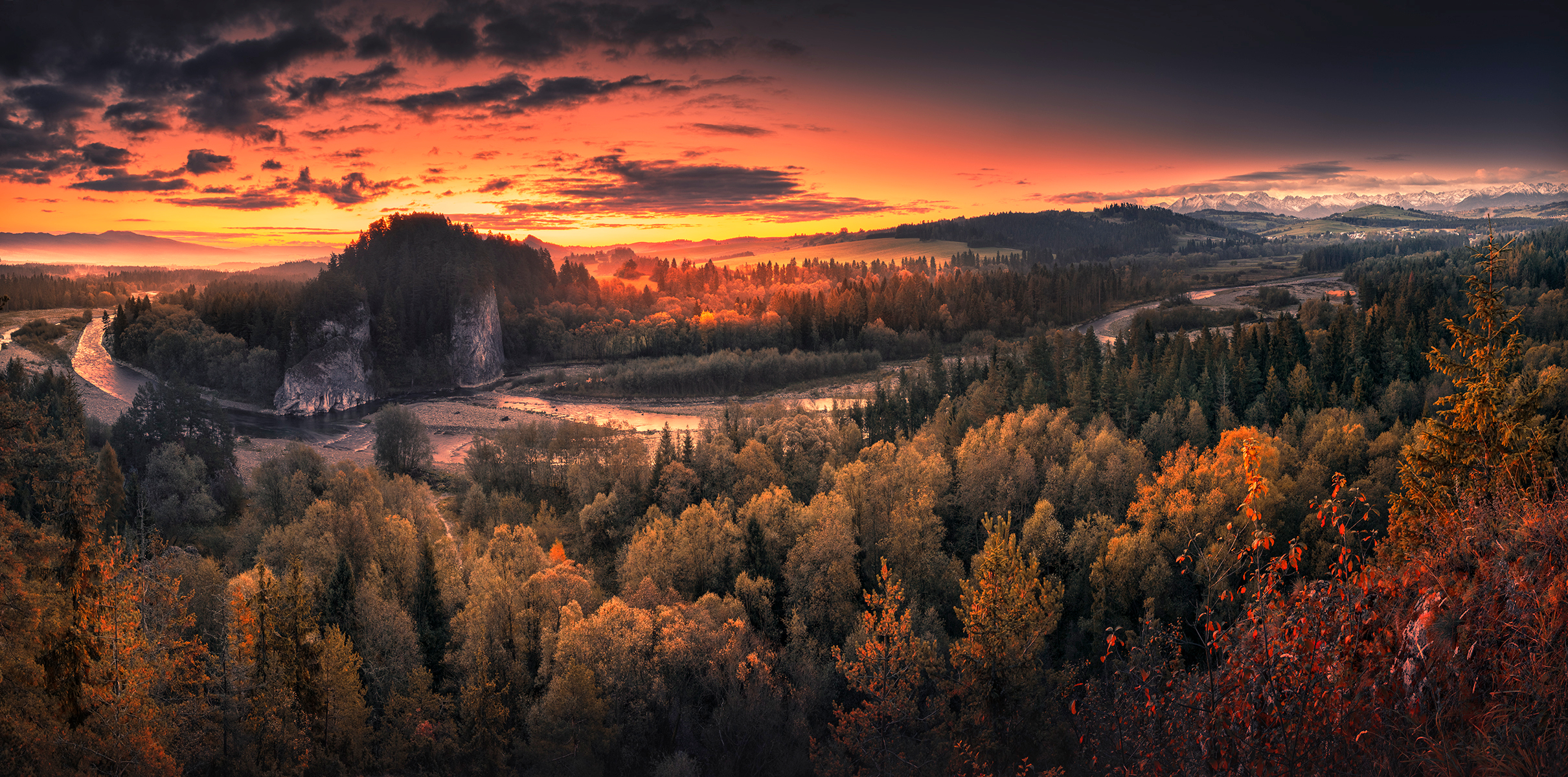 Téléchargez gratuitement l'image Paysage, Coucher De Soleil, Terre/nature, Rivière sur le bureau de votre PC