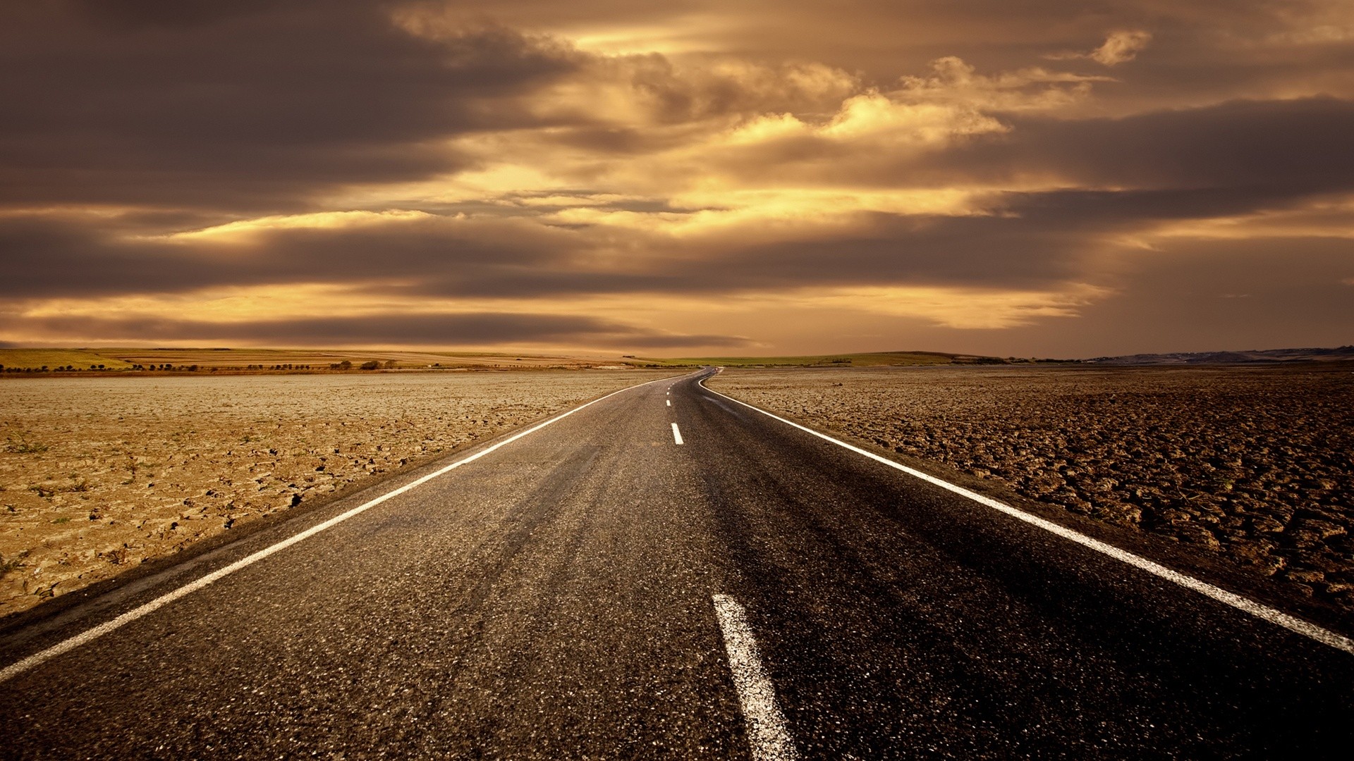 Free download wallpaper Landscape, Road, Cloud, Man Made on your PC desktop