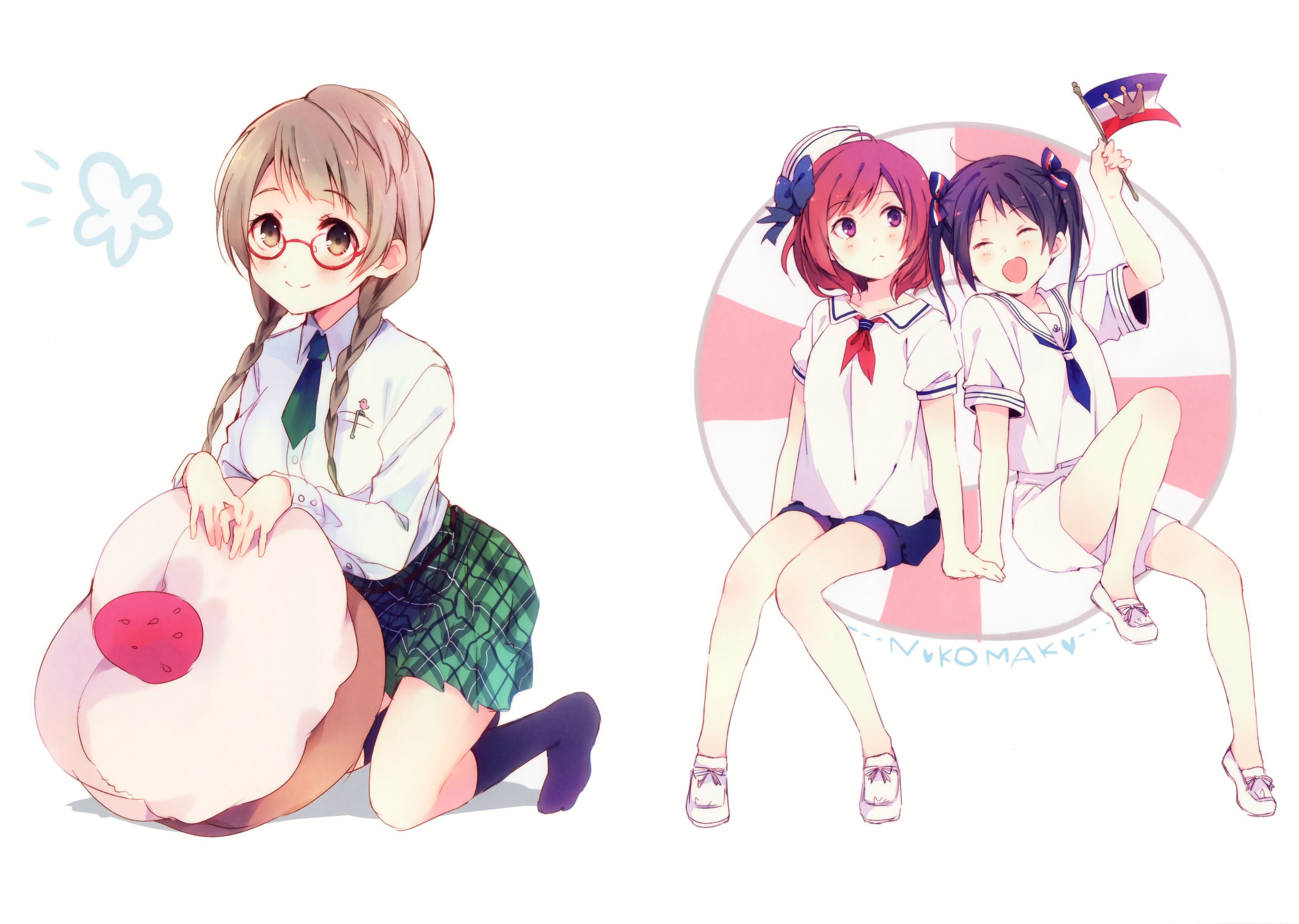 Free download wallpaper Anime, Maki Nishikino, Kotori Minami, Nico Yazawa, Love Live! on your PC desktop