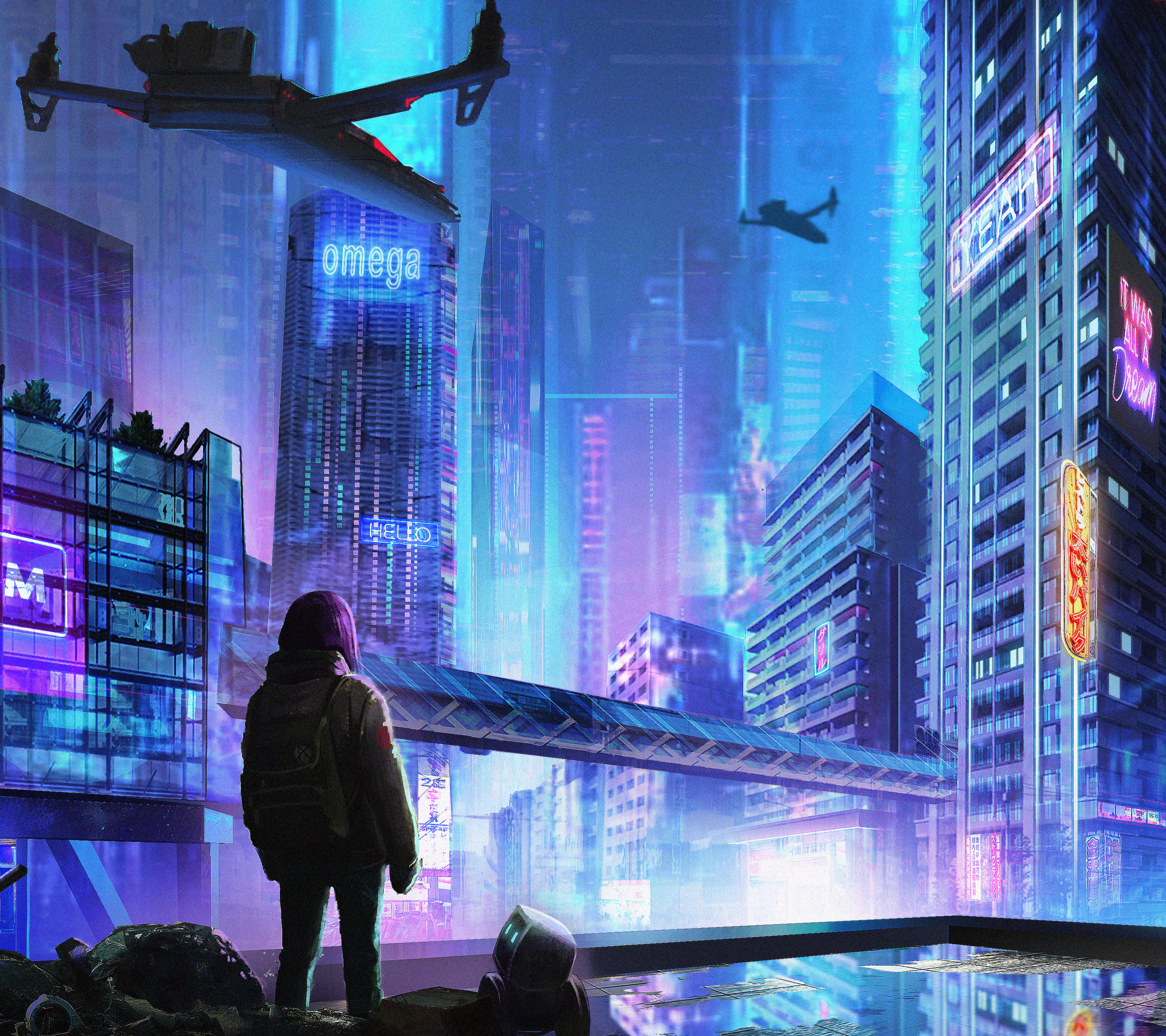 Download mobile wallpaper City, Building, Sci Fi, Futuristic for free.