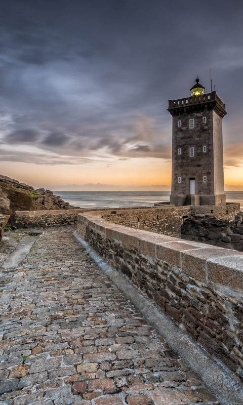 Baixar papel de parede para celular de Prédio, Horizonte, Caminho, Construção, Farol, Nuvem, Feito Pelo Homem gratuito.