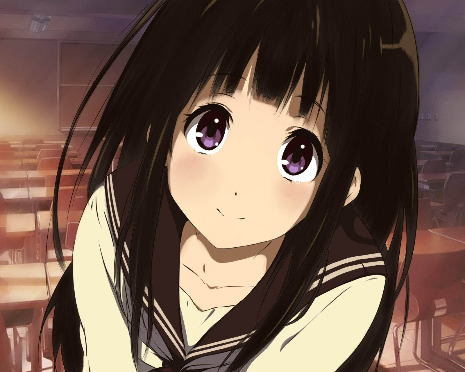 Laden Sie das Animes, Eru Chitanda, Hyouka-Bild kostenlos auf Ihren PC-Desktop herunter