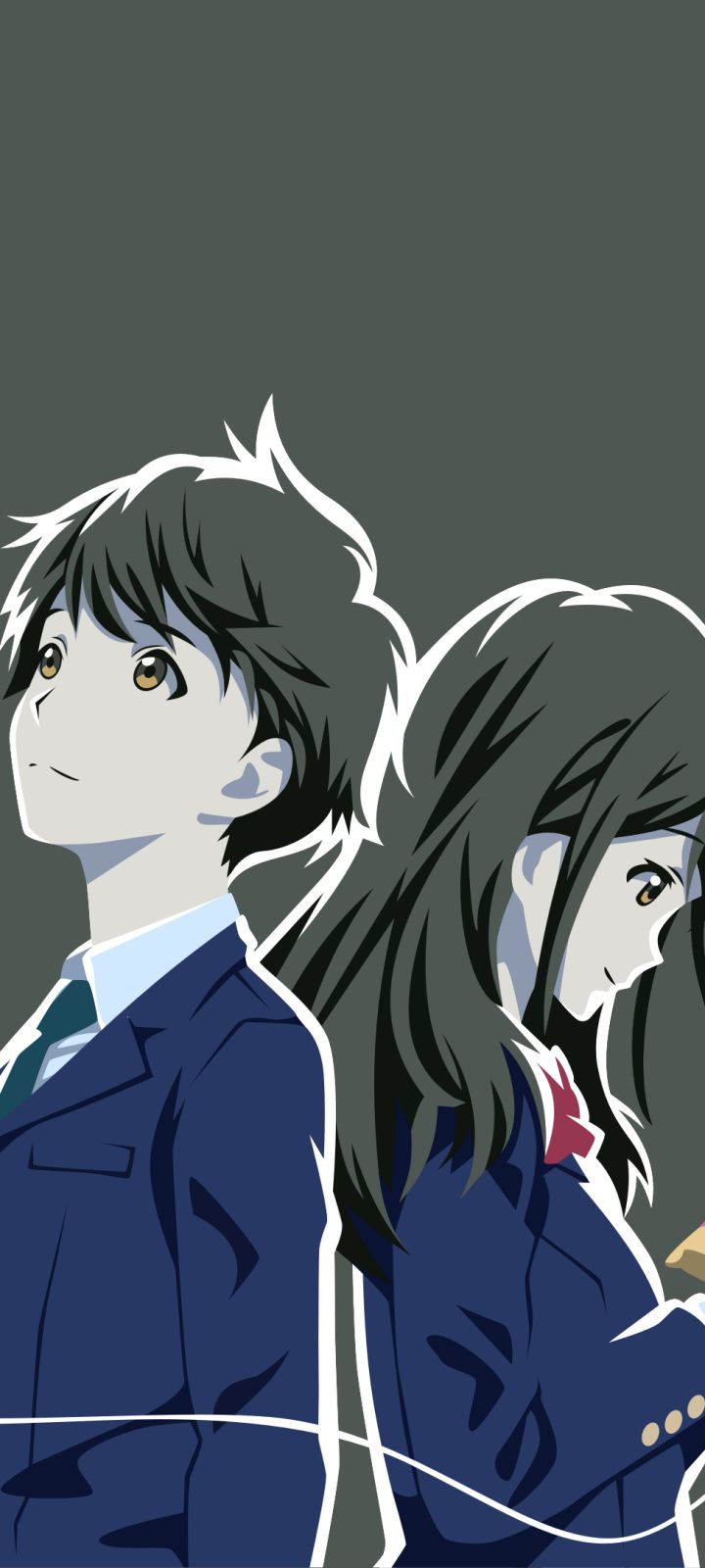 Handy-Wallpaper Animes, Kotarō Azumi, Akane Mizuno, Tsukigakirei kostenlos herunterladen.