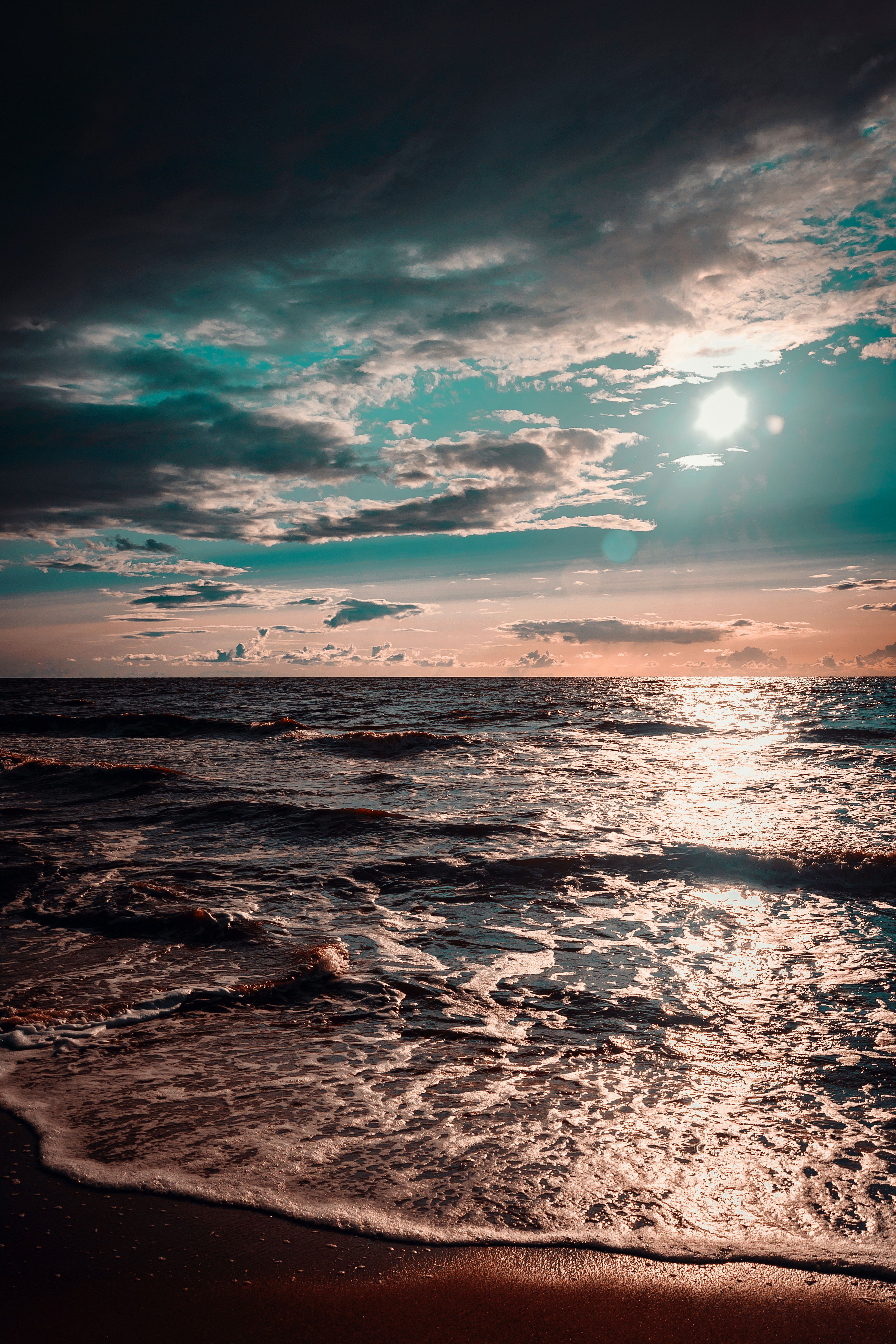 Laden Sie das Sunset, Clouds, Surfen, Natur, Ozean, Sea-Bild kostenlos auf Ihren PC-Desktop herunter