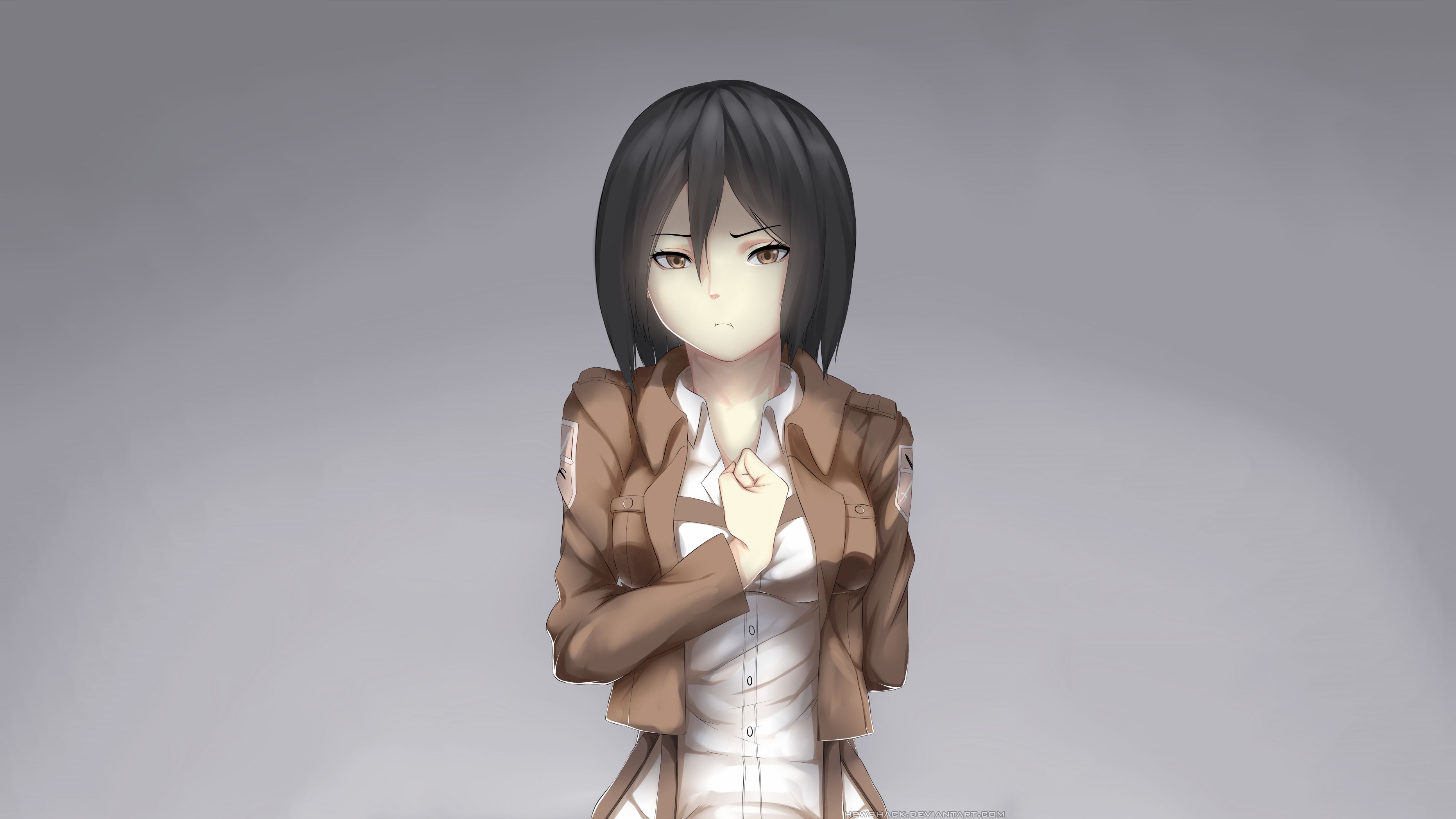 Handy-Wallpaper Mikasa Ackermann, Attack On Titan, Animes kostenlos herunterladen.