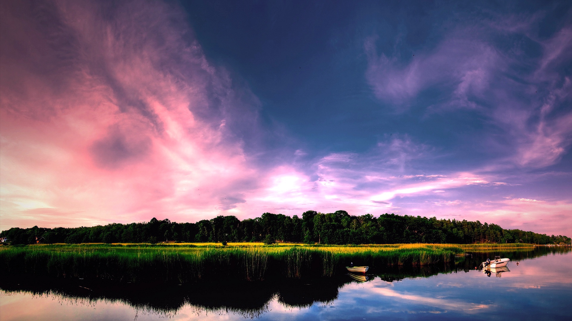 Free download wallpaper Landscape, Sky, Reflection, Earth on your PC desktop