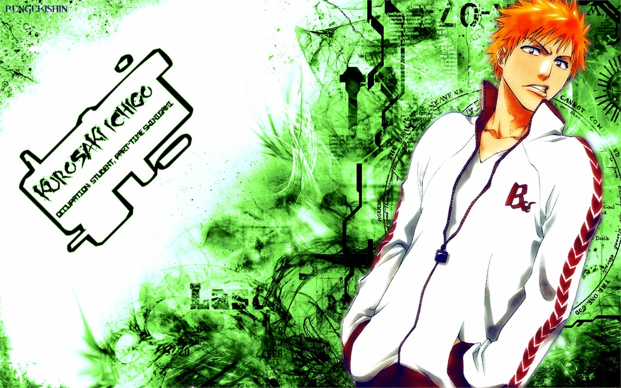 Handy-Wallpaper Bleach, Ichigo Kurosaki, Animes kostenlos herunterladen.