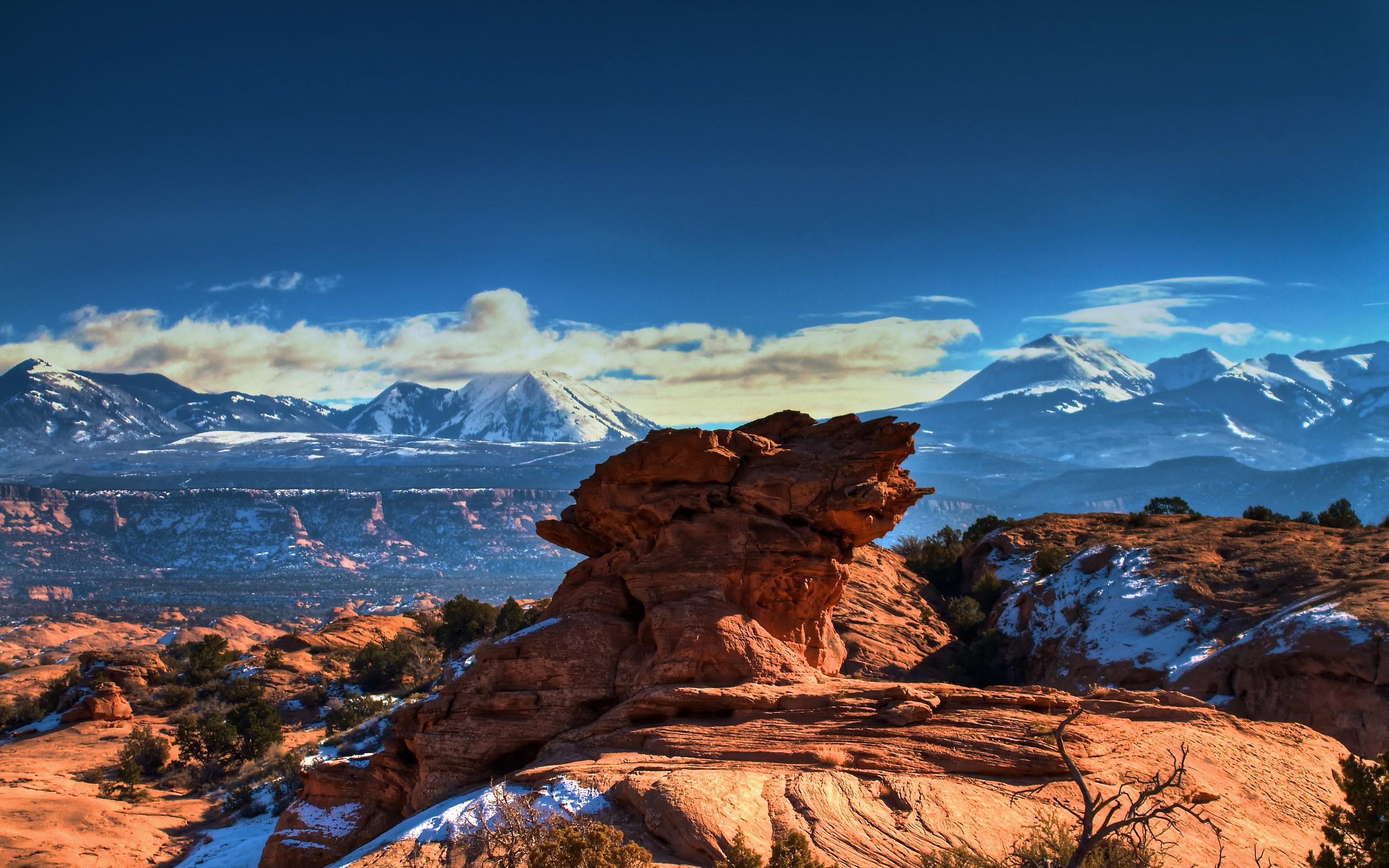 Laden Sie das Utah, Gebirge, Hdr, Berge, Erde/natur, Moab Wüste-Bild kostenlos auf Ihren PC-Desktop herunter