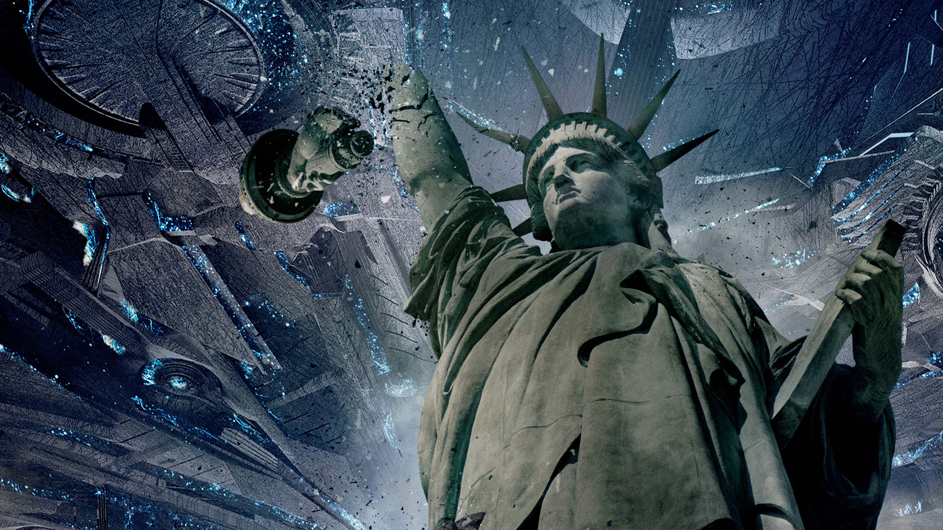 movie, independence day: resurgence, statue of liberty