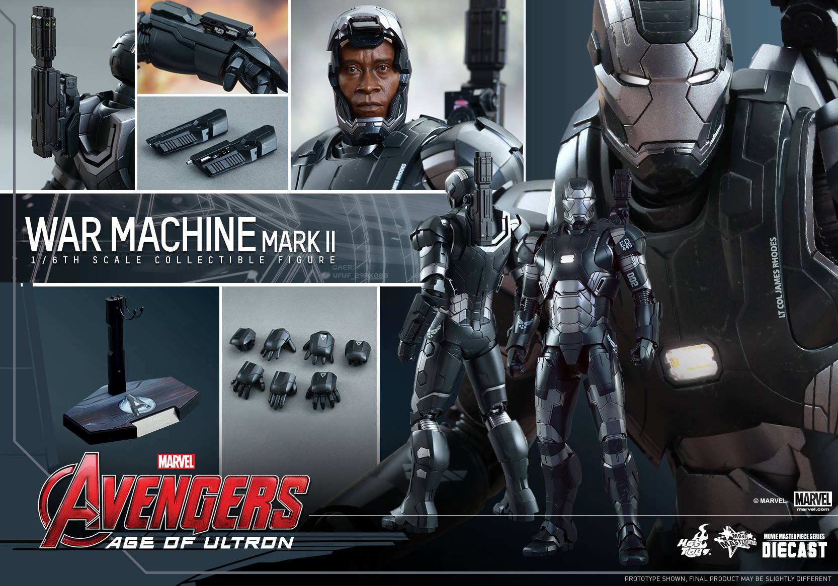 Download mobile wallpaper War Machine, Avengers: Age Of Ultron, The Avengers, Figurine, Toy, Movie for free.