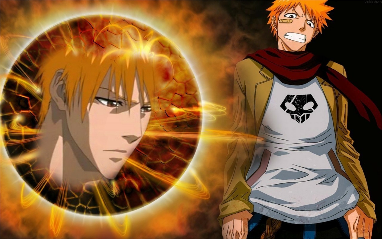 Handy-Wallpaper Bleach, Ichigo Kurosaki, Animes kostenlos herunterladen.