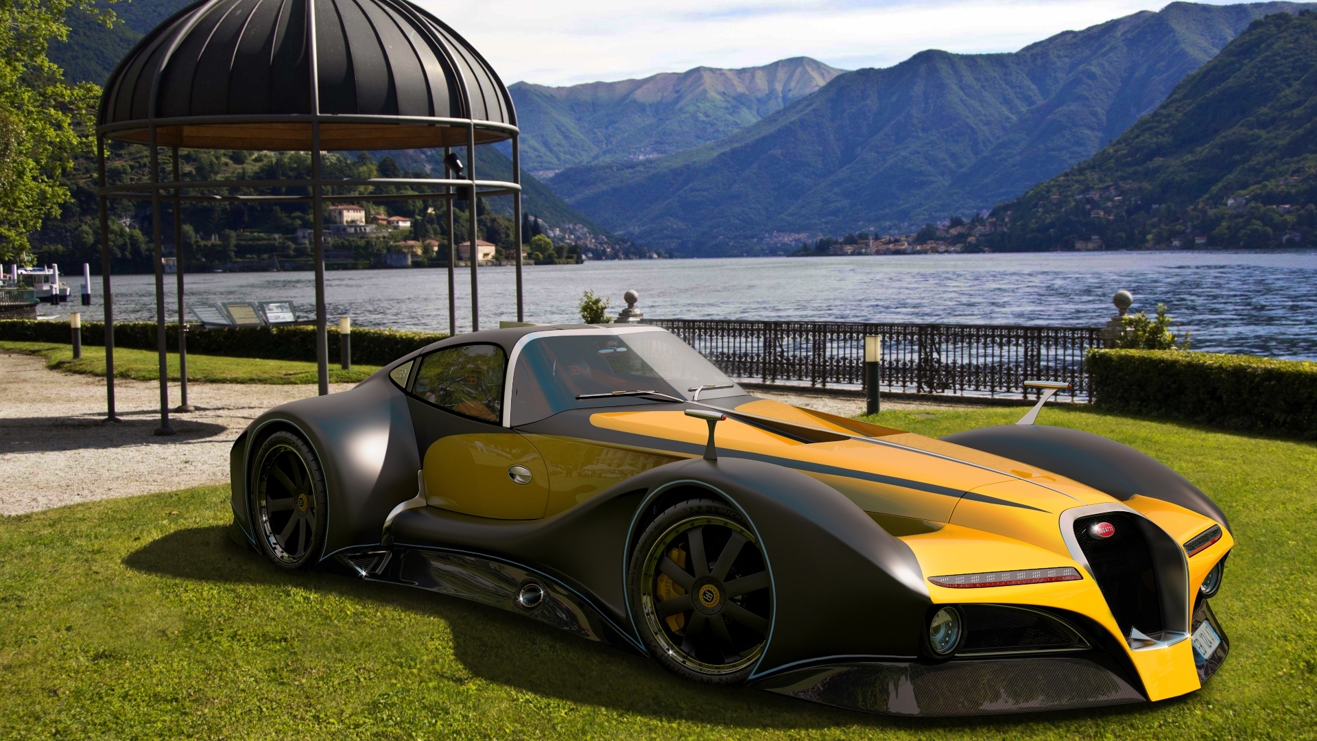 Download mobile wallpaper 2014 Bugatti 12 4 Atlantique Concept Car, Bugatti, Vehicles for free.