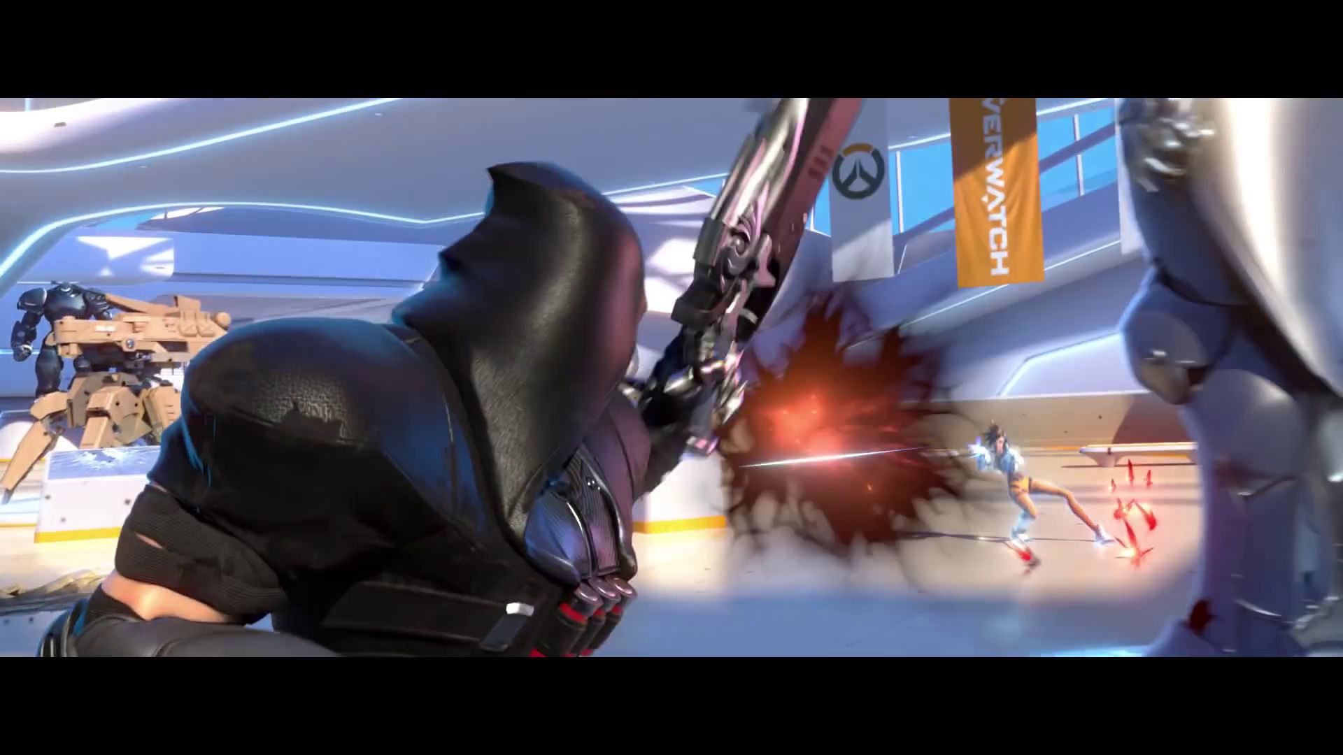 Free download wallpaper Overwatch, Video Game, Reaper (Overwatch), Tracer (Overwatch) on your PC desktop