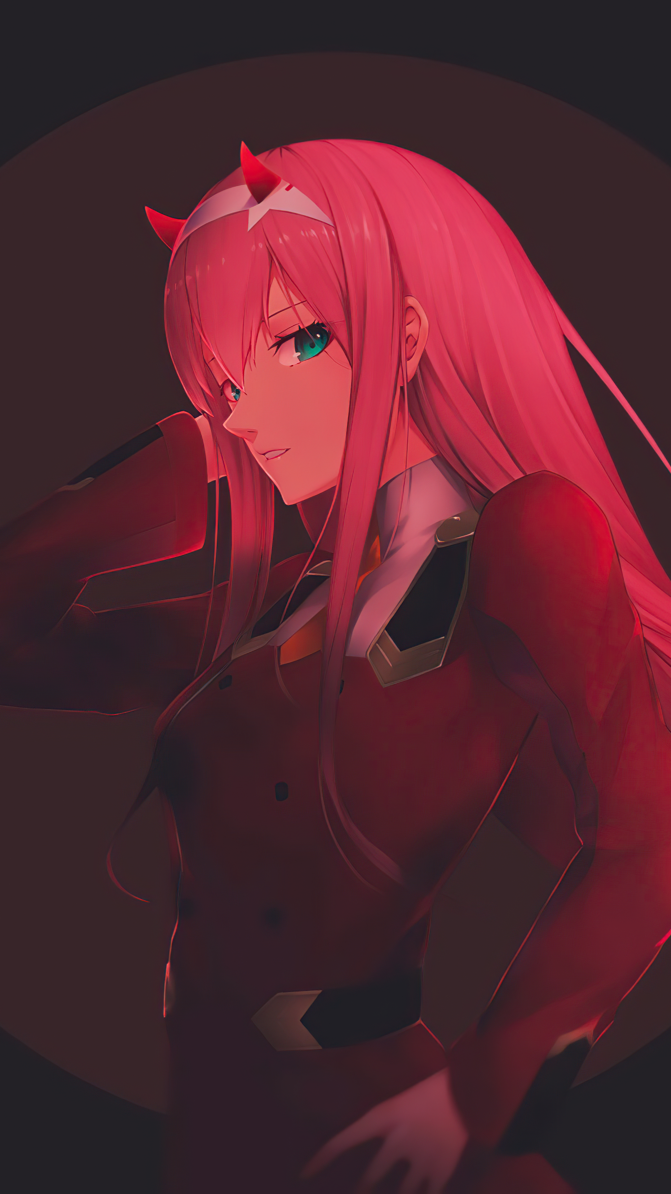 Handy-Wallpaper Animes, Darling In The Franxx, Zero Two (Liebling Im Franxx) kostenlos herunterladen.