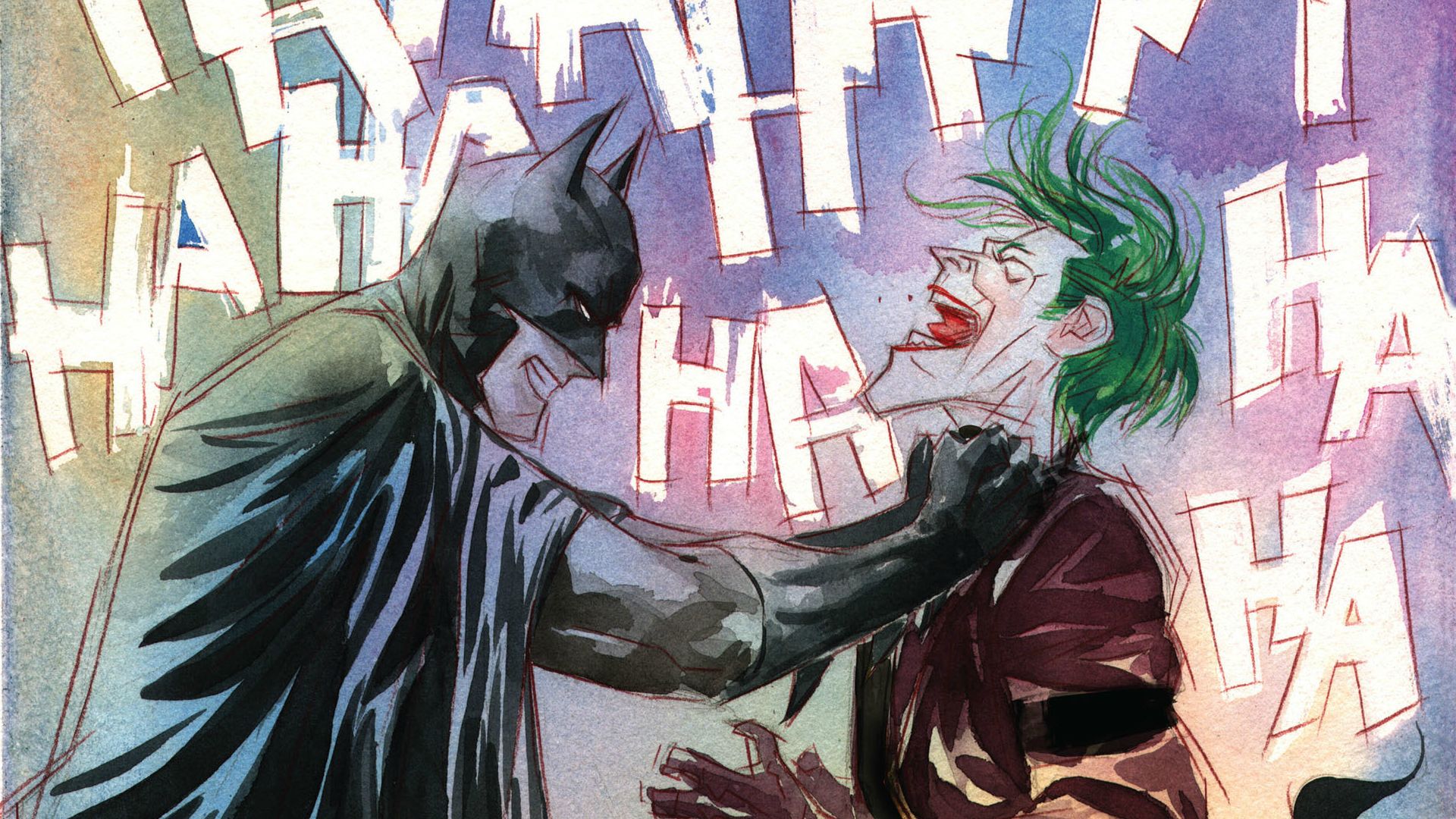 comics, batman: the killing joke, batman, joker
