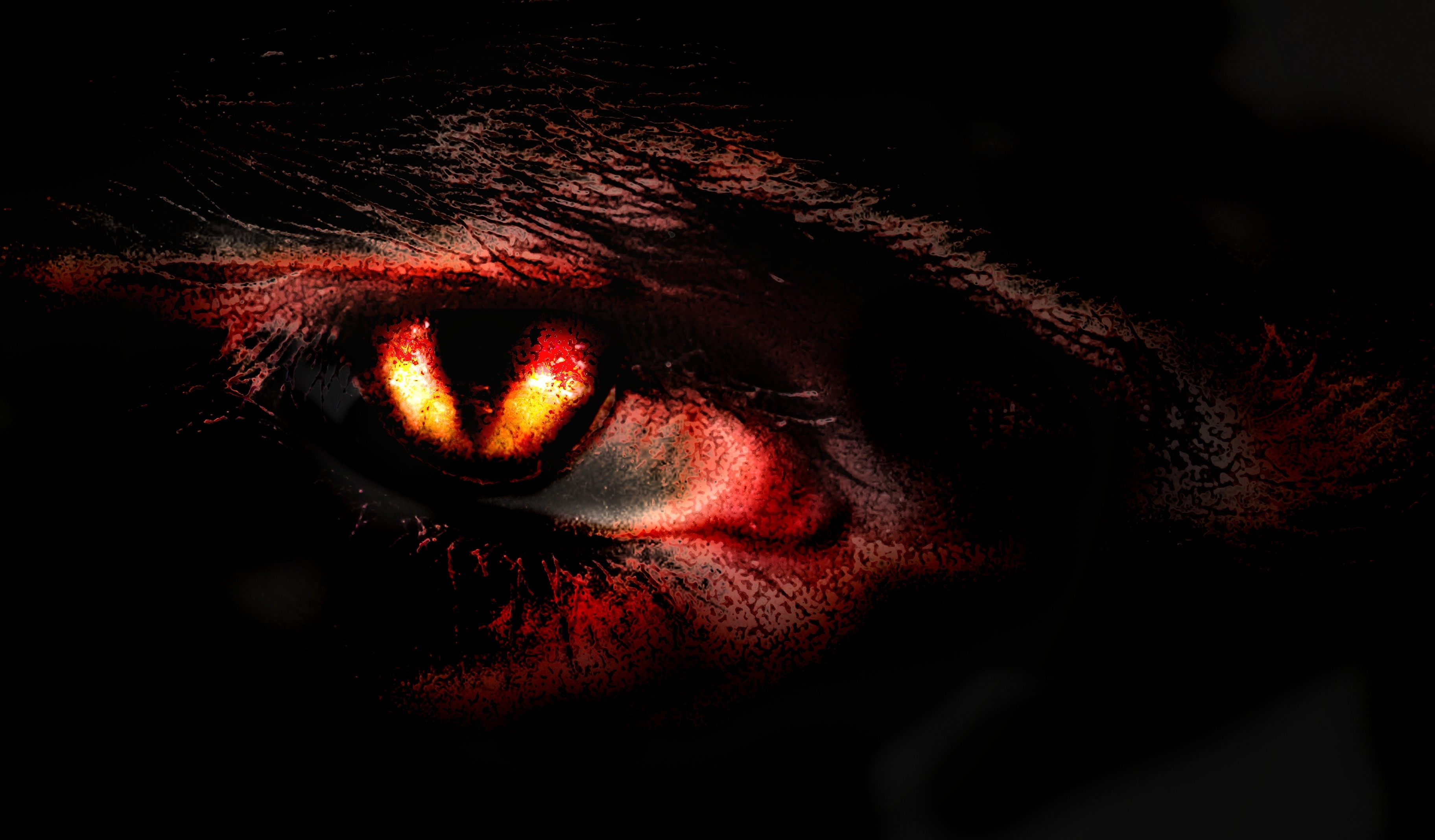 Download mobile wallpaper Dark, Eye, Evil, Demon for free.