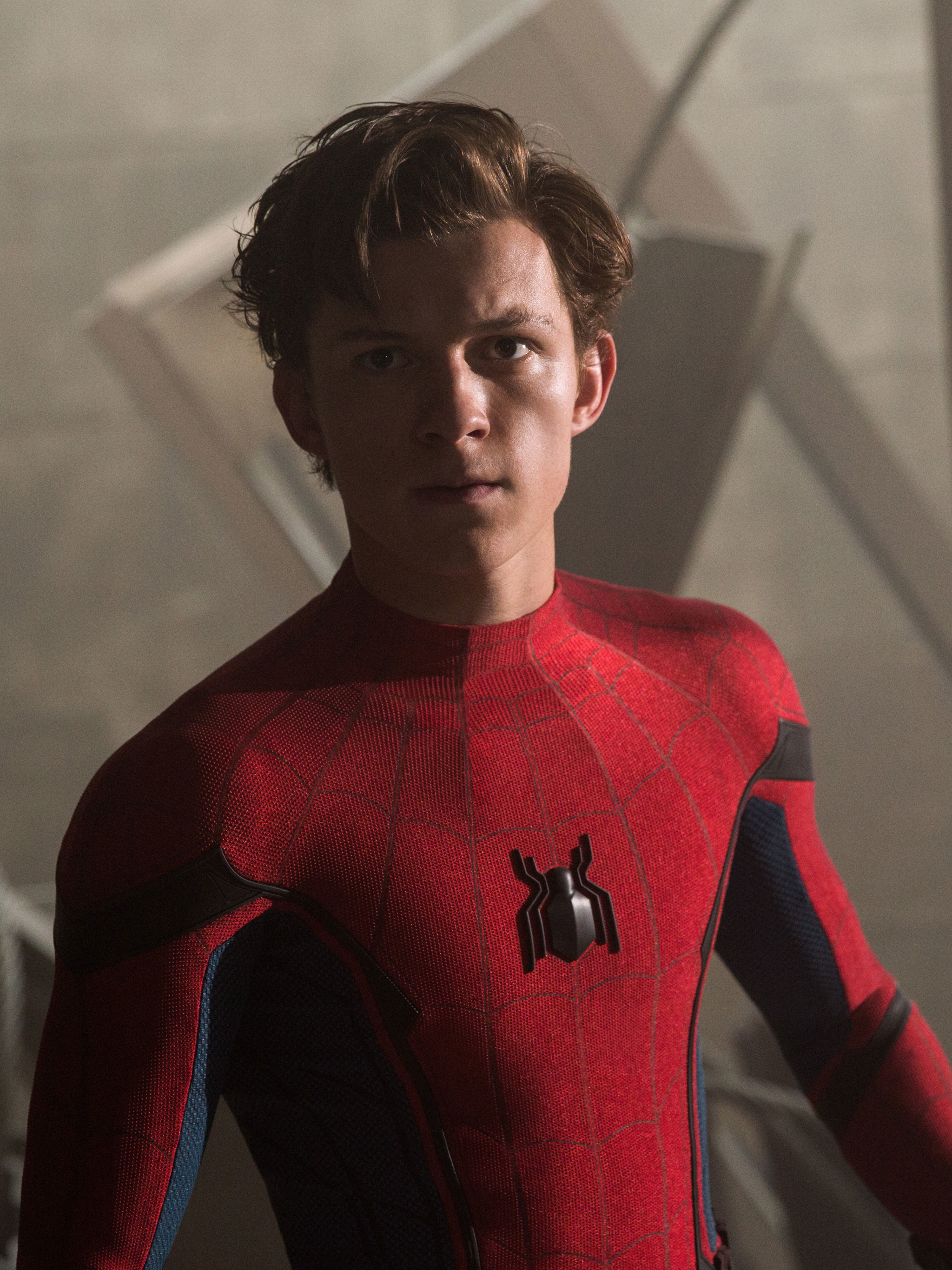 Download mobile wallpaper Spider Man, Movie, Peter Parker, Tom Holland, Spider Man: Homecoming for free.