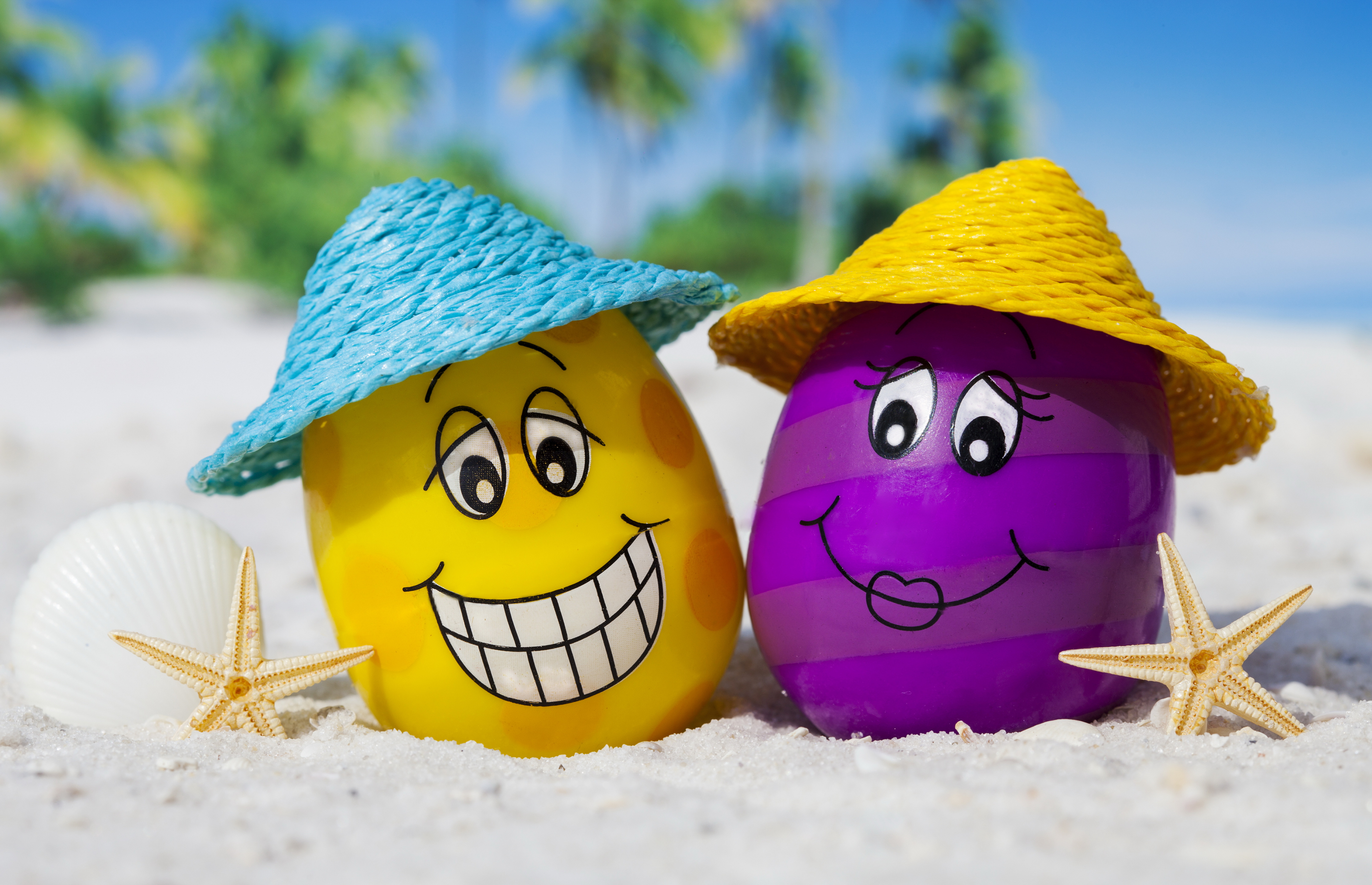 Free download wallpaper Beach, Summer, Artistic, Egg on your PC desktop