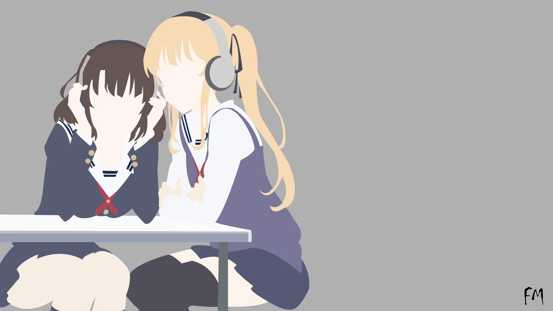 Free download wallpaper Anime, Saekano: How To Raise A Boring Girlfriend, Megumi Katō, Eriri Spencer Sawamura on your PC desktop