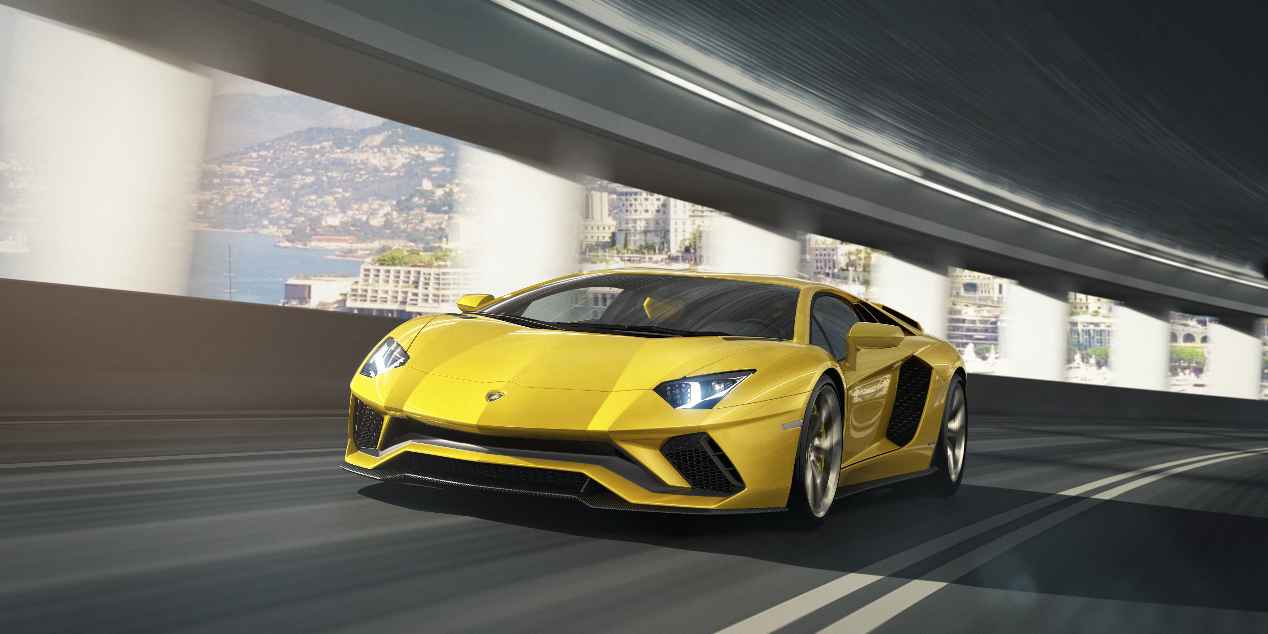 Laden Sie das Lamborghini, Autos, Supersportwagen, Fahrzeuge, Lamborghini Aventador S-Bild kostenlos auf Ihren PC-Desktop herunter