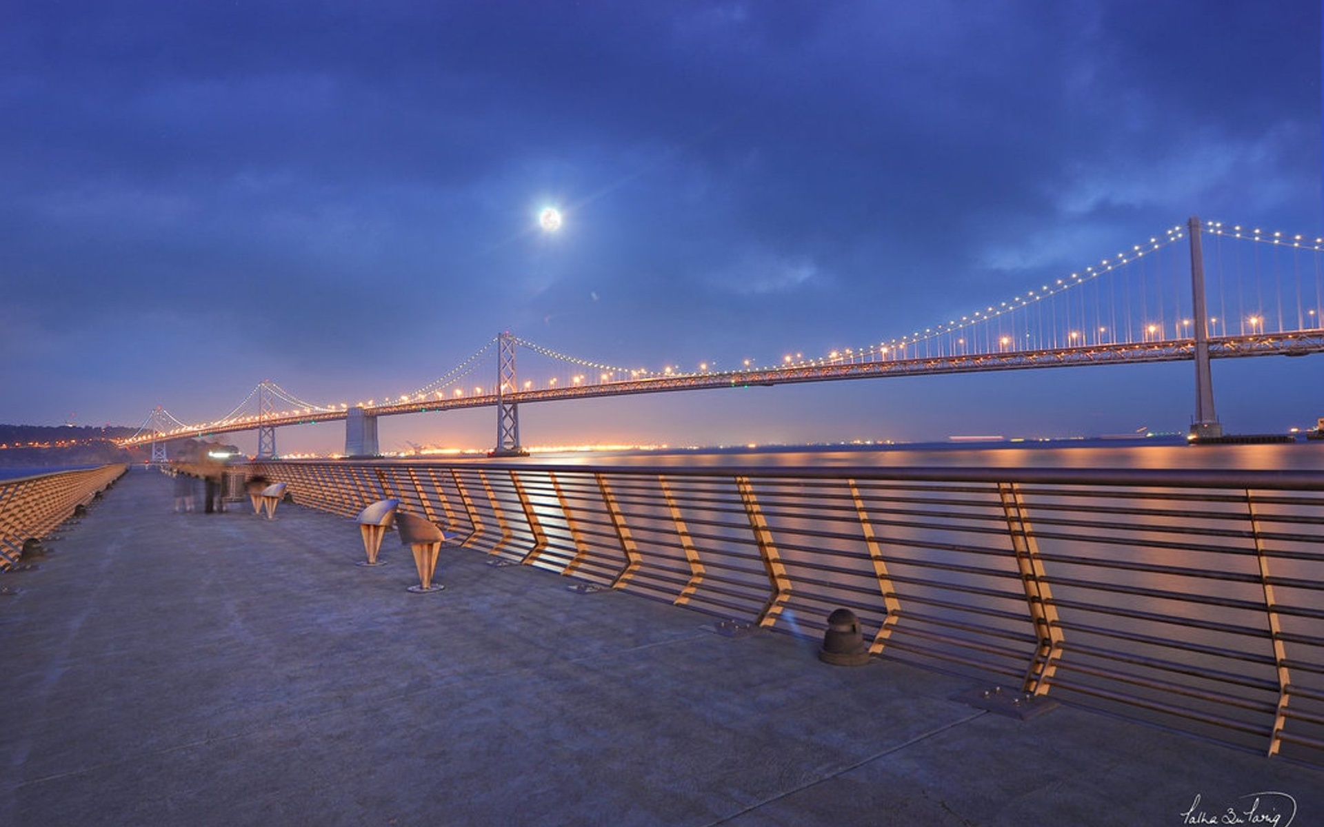無料モバイル壁紙橋脚, サンフランシスコ, ベイブリッジ, マンメイドをダウンロードします。