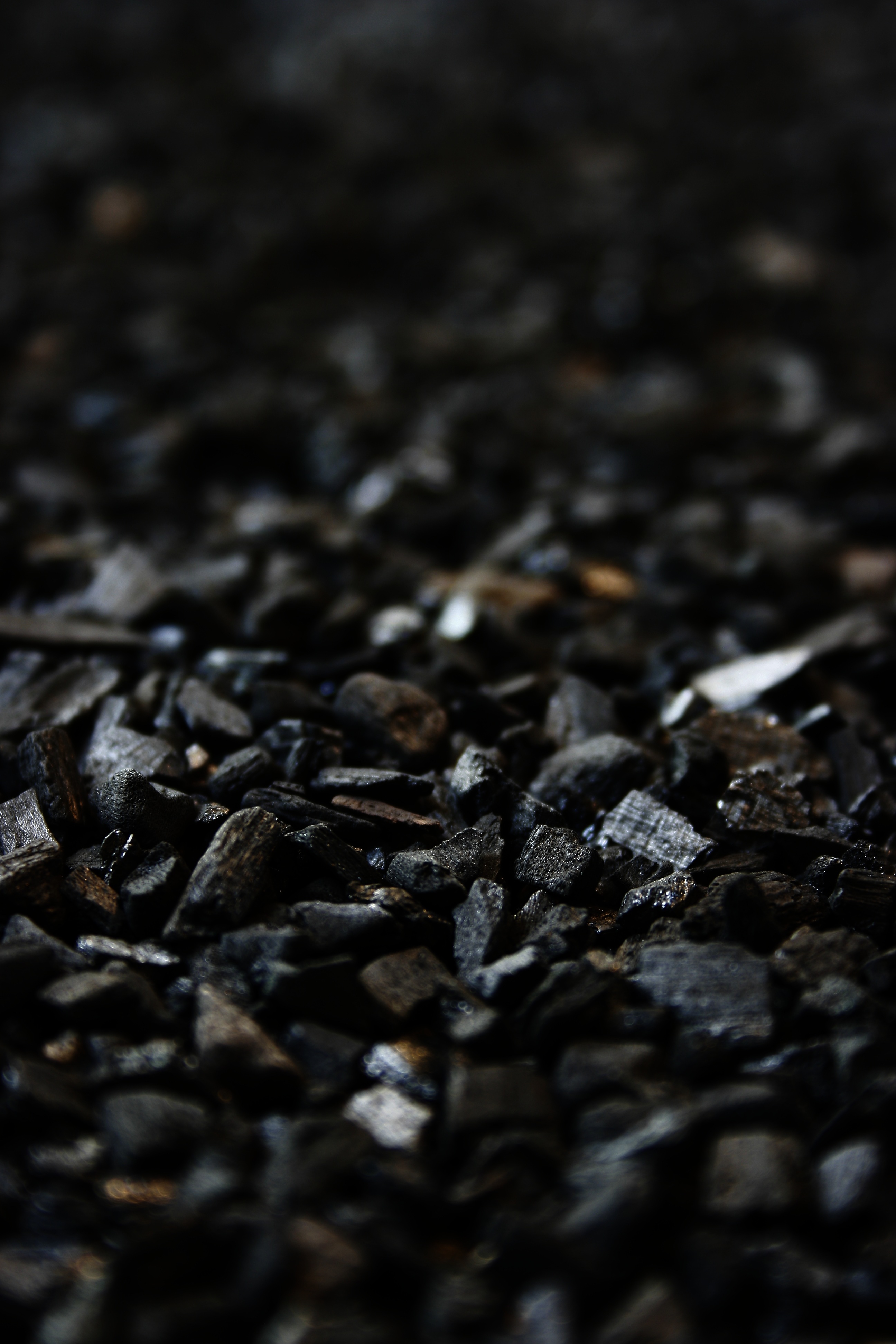 black, carbon, stones, macro, angle, corner