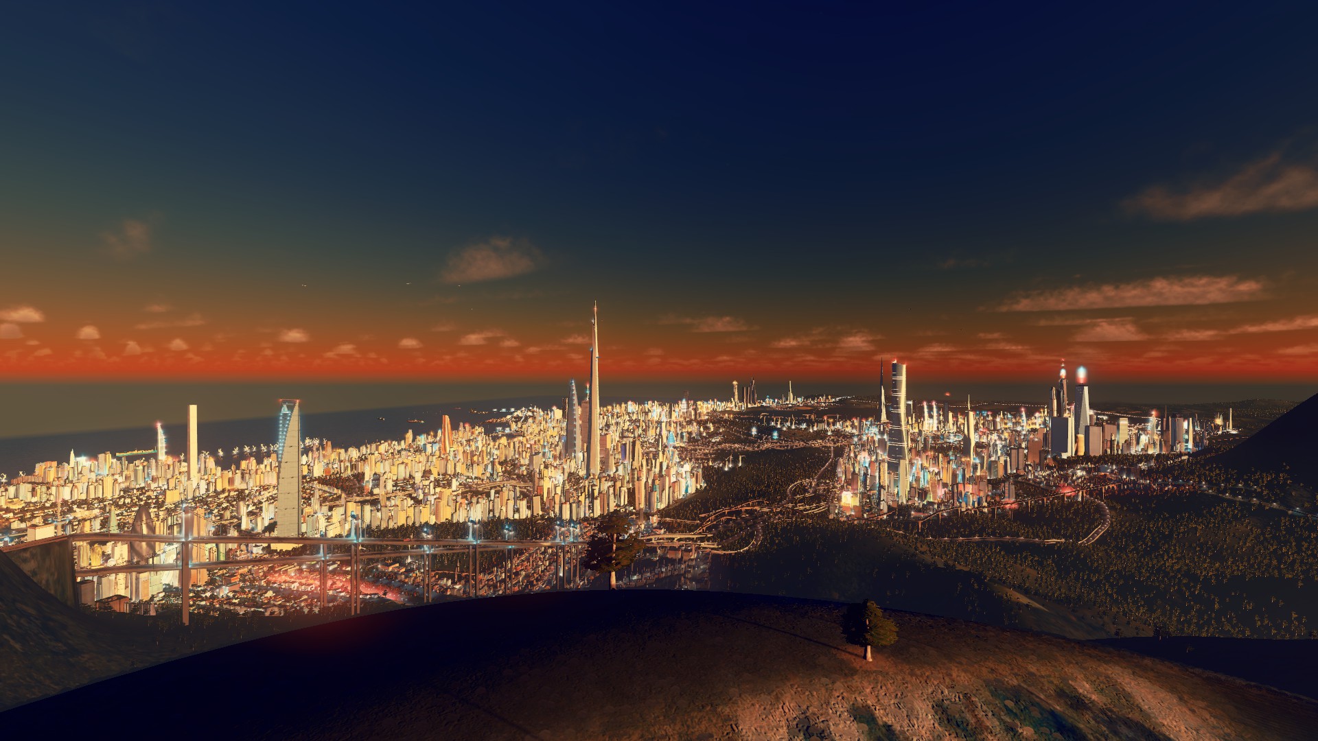 412908 descargar fondo de pantalla videojuego, cities: skylines, ciudad, rascacielos, ciudades: protectores de pantalla e imágenes gratis