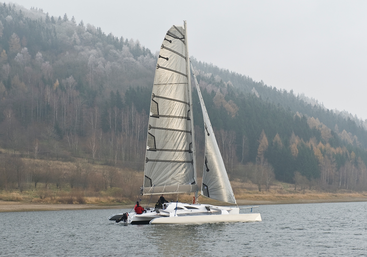 720536 Bild herunterladen fahrzeuge, trimaran - Hintergrundbilder und Bildschirmschoner kostenlos