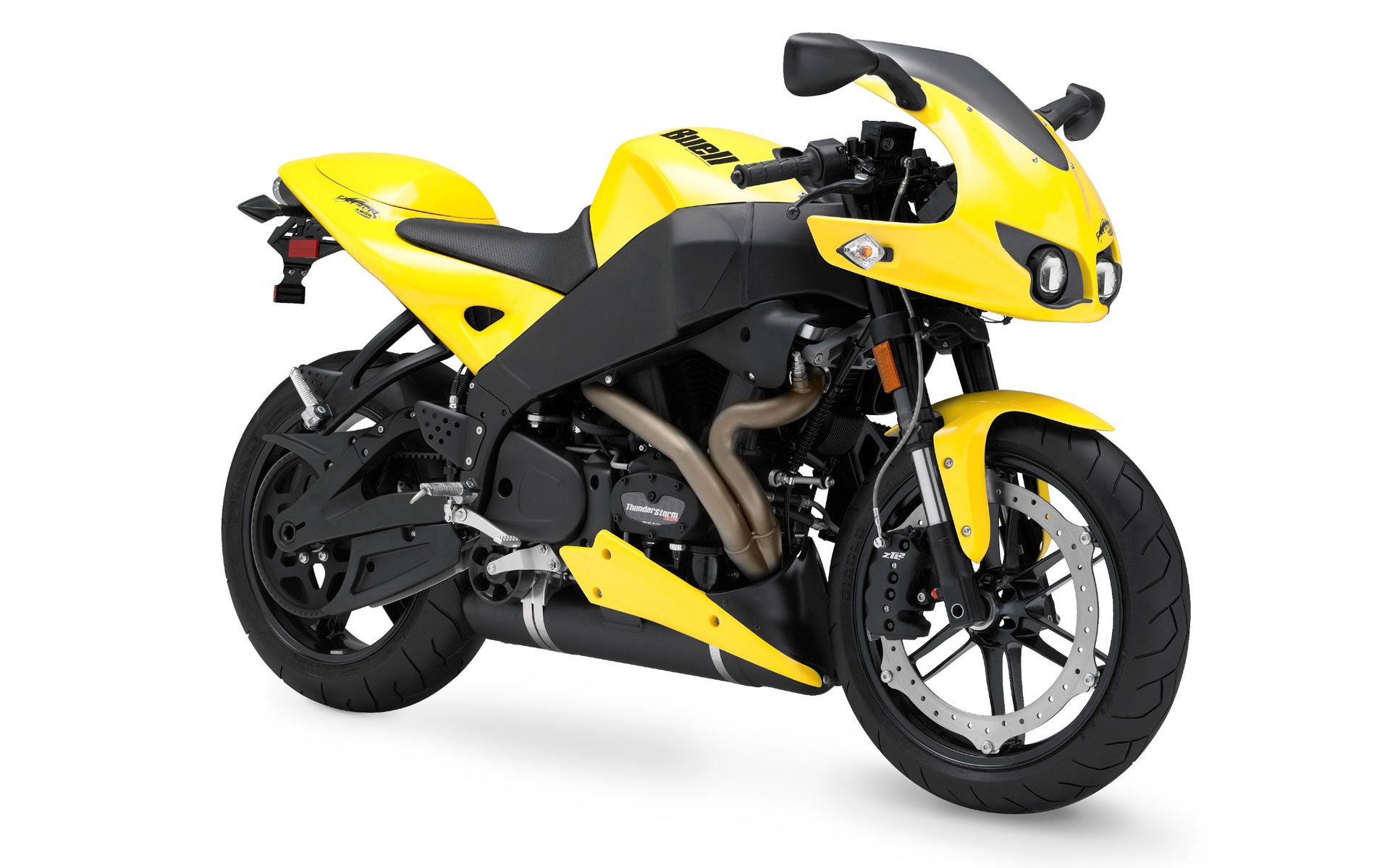 80051 скачать картинку мотобайк, мотоциклы, желтый, буэлл, buell xb12r - обои и заставки бесплатно