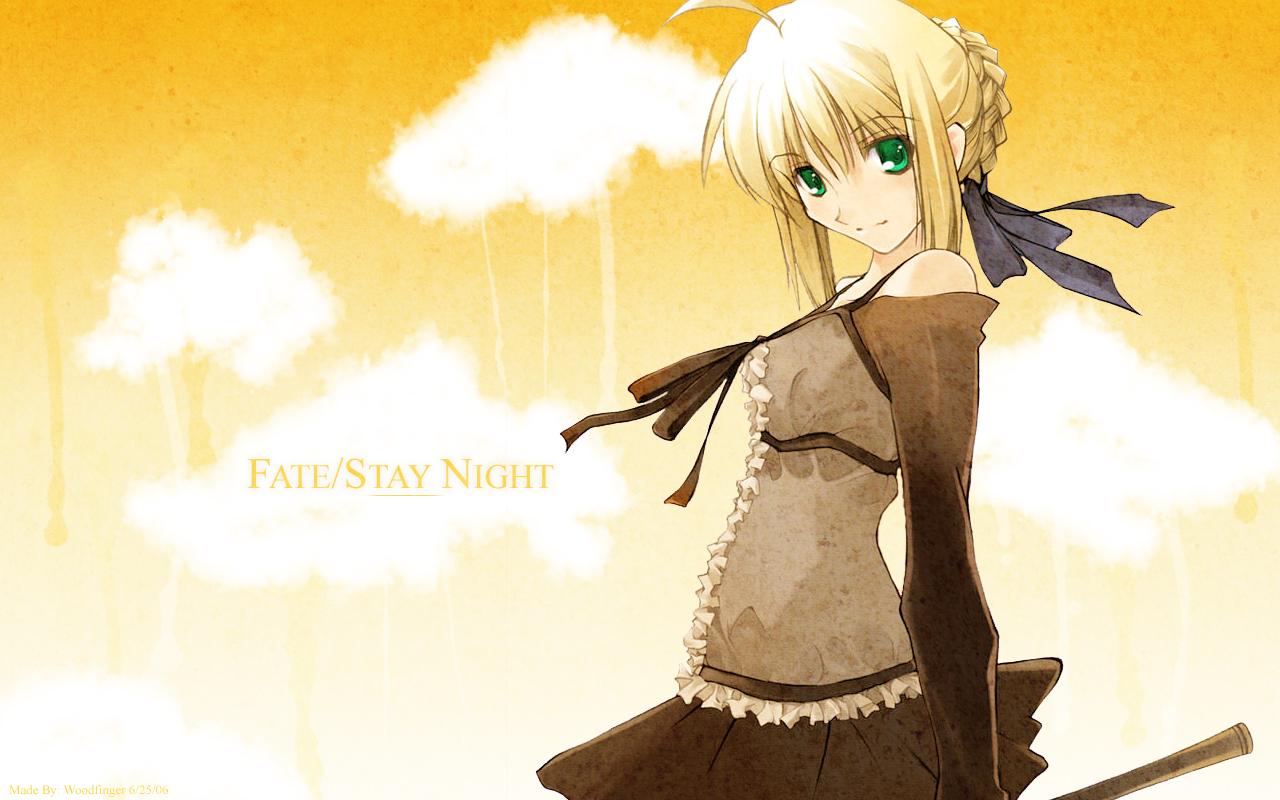 anime, fate/stay night, saber (fate series)