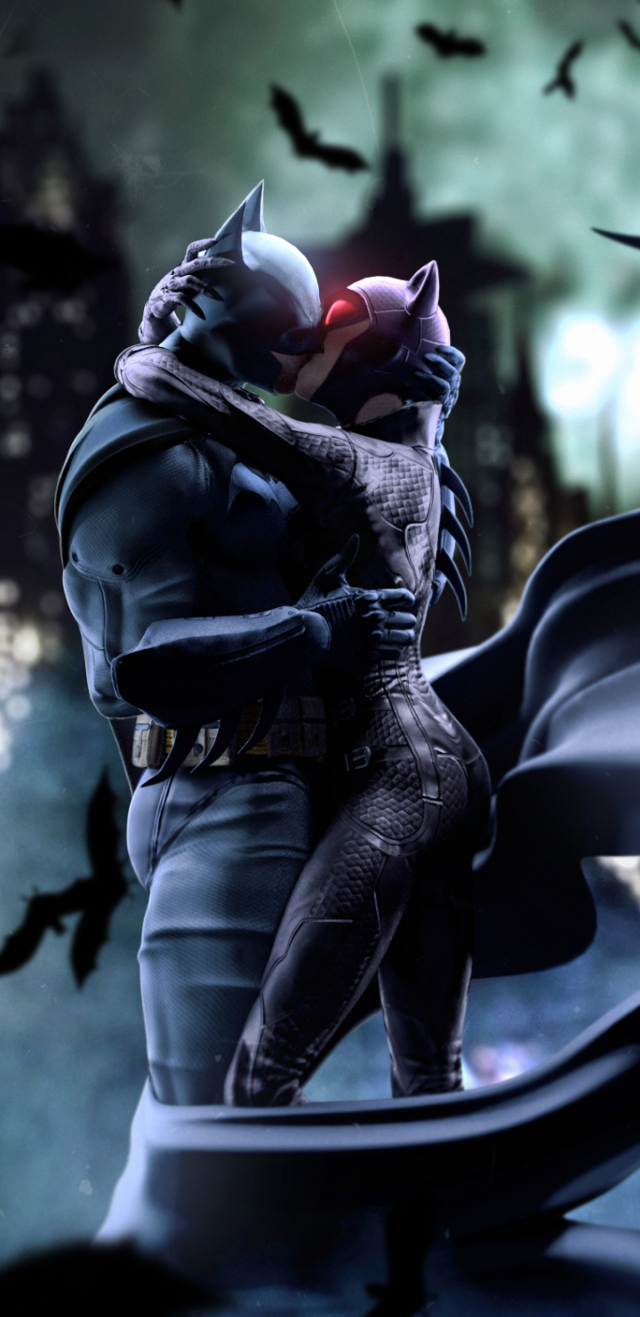 Download mobile wallpaper Batman, Catwoman, Video Game, Batman: Arkham City for free.